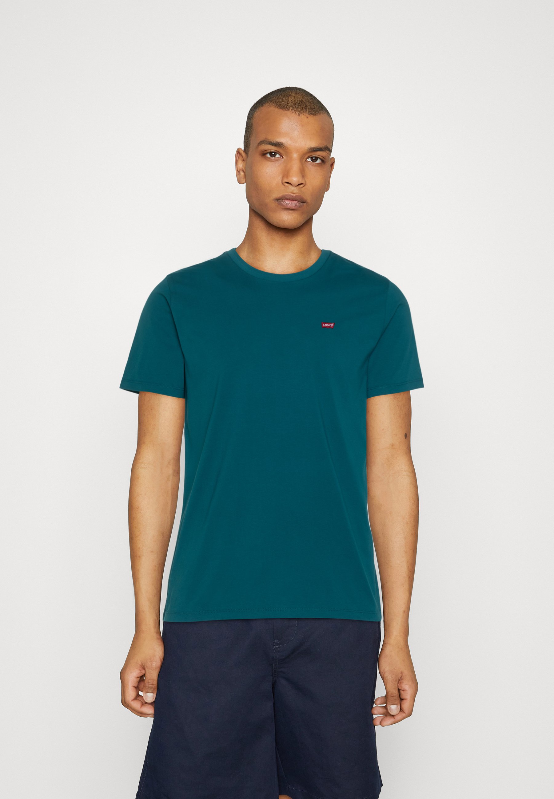 Levi's® ORIGINAL  - Print T-shirt - ocean depths/turquoise