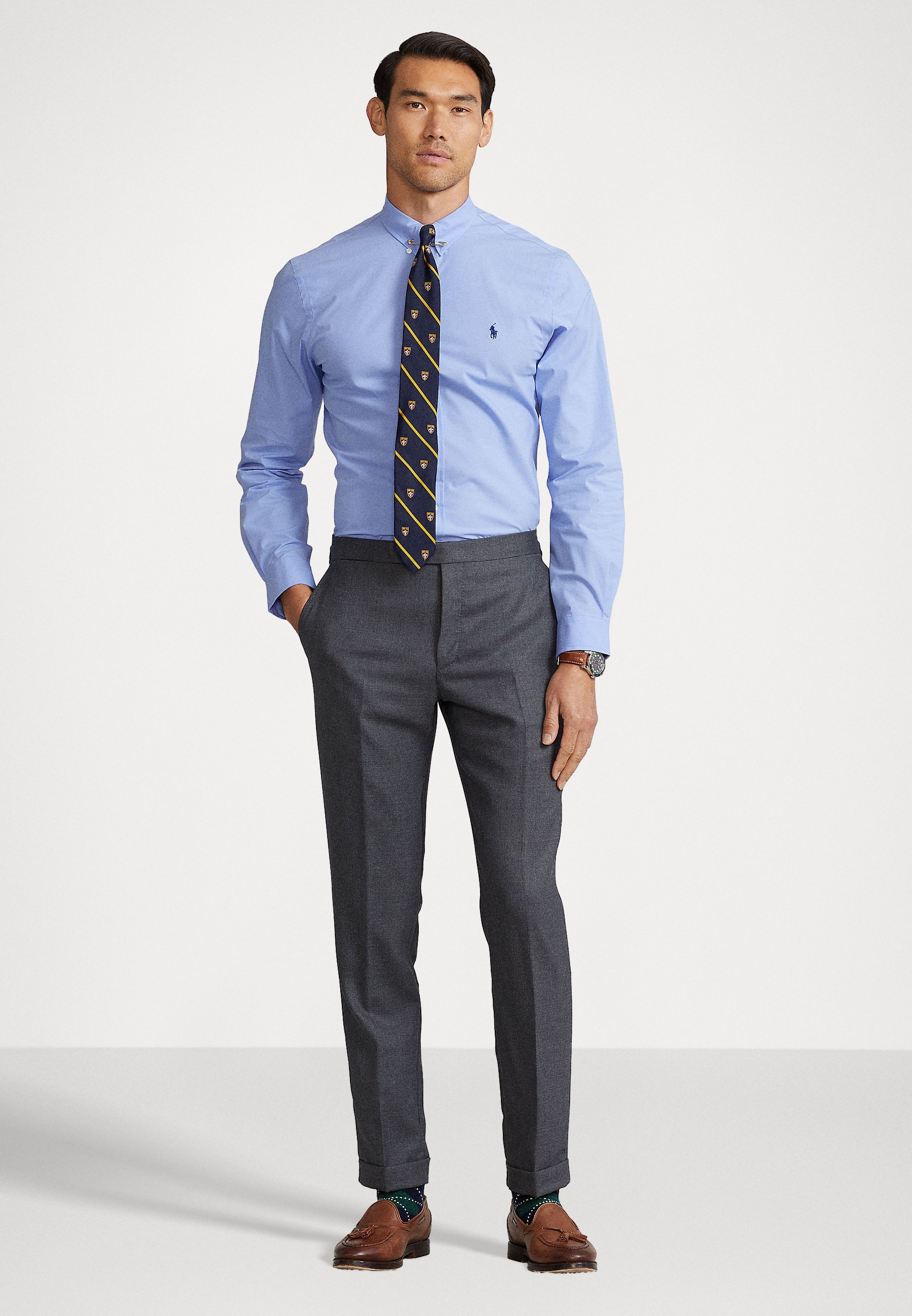 Polo Ralph Lauren STRETCH SHIRT - Shirt - lafayette blue/blue