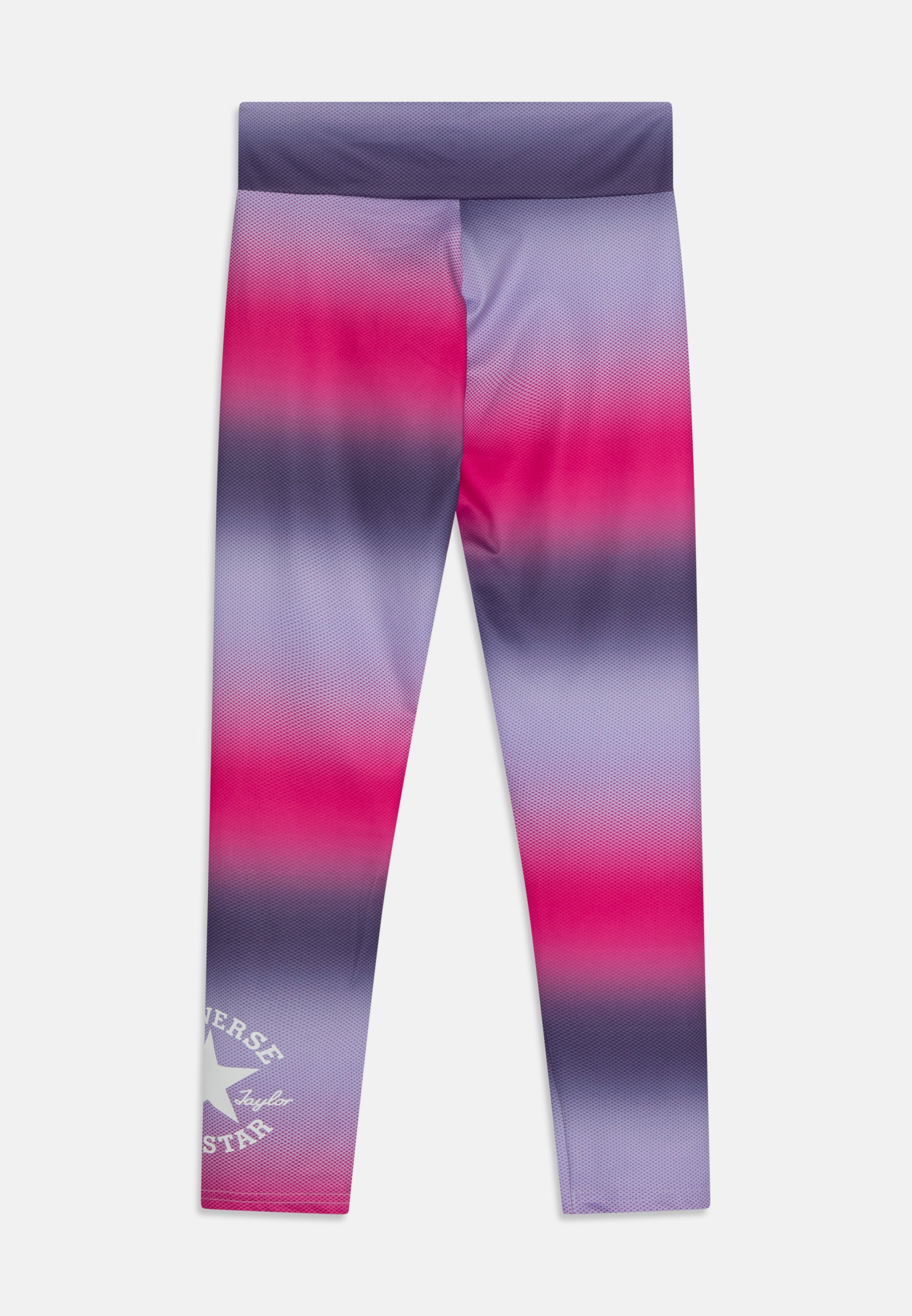 Converse HIGH RISE PRINTED - Leggings - Trousers - comic purple/purple