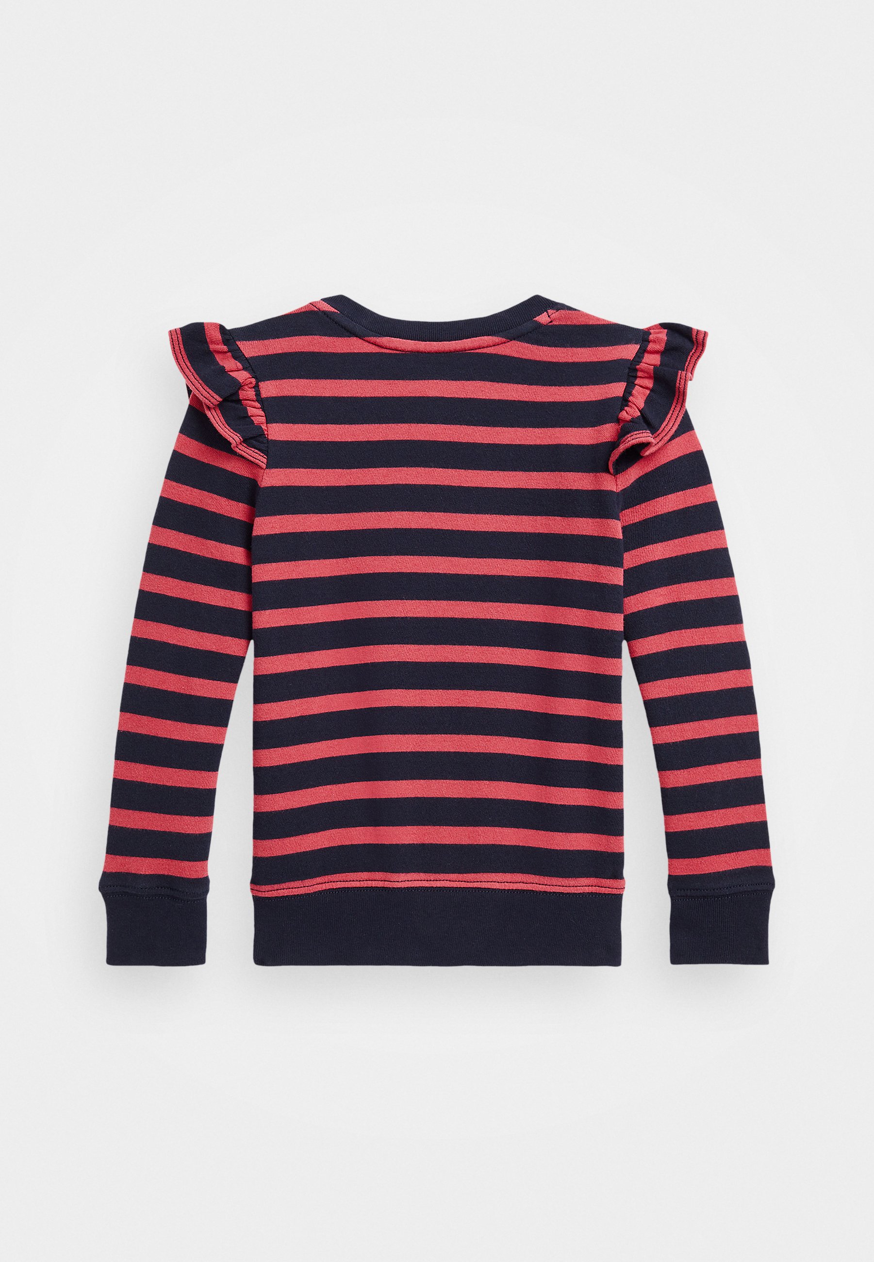 Polo Ralph Lauren RUFFLE - Sweatshirt - chili pepper/blue