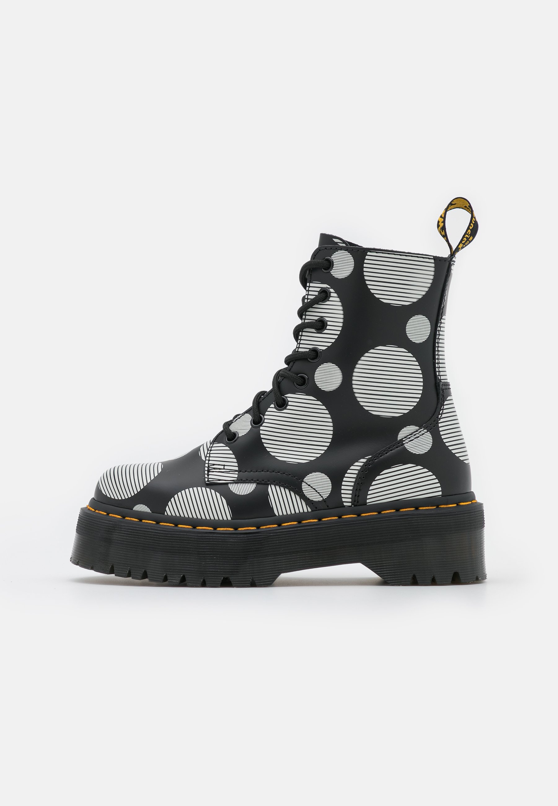Dr. Martens JADON - Lace-up ankle boots - black/white/black