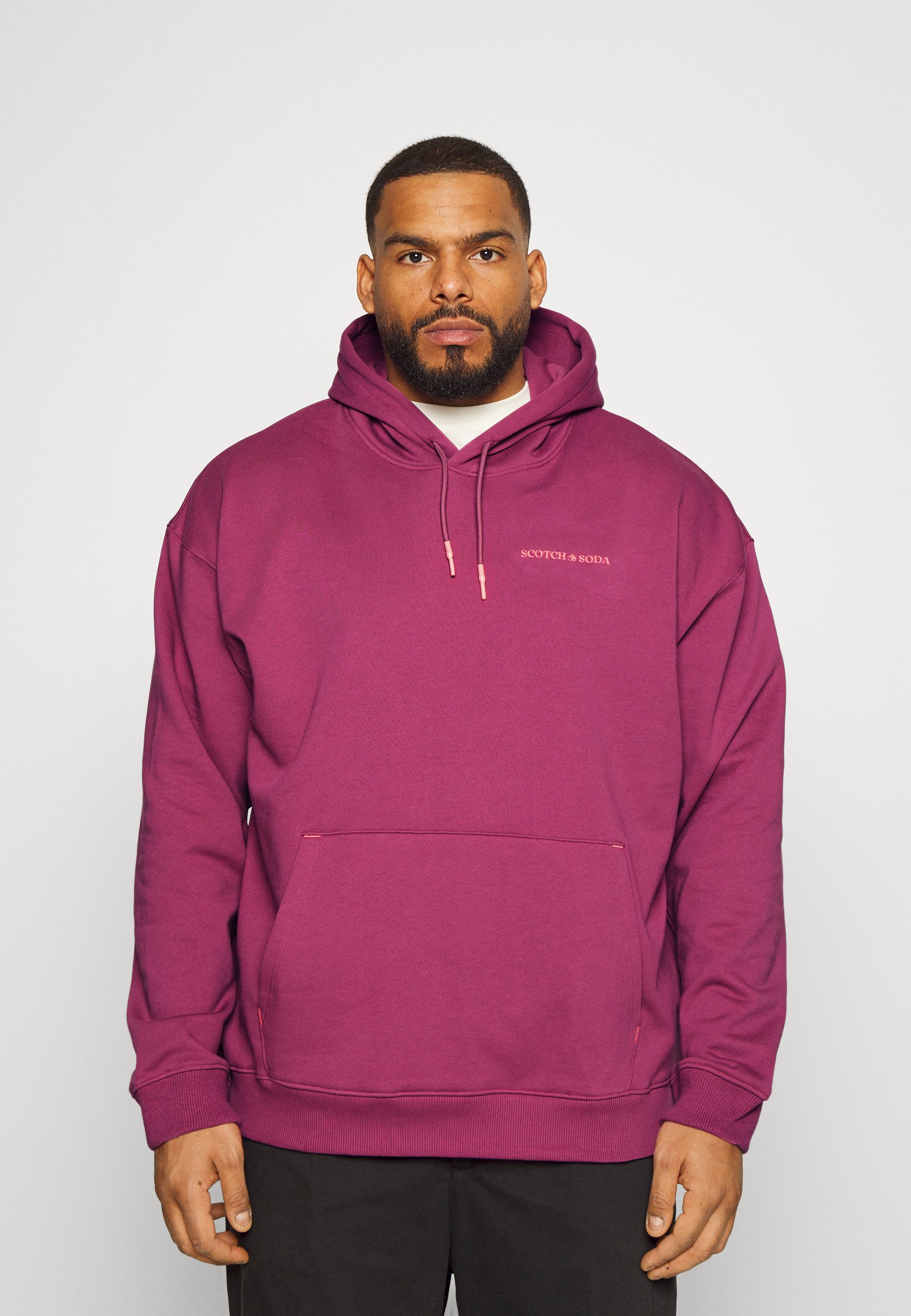 Scotch & Soda HOODIE UNISEX - Hoodie - dahlia/purple