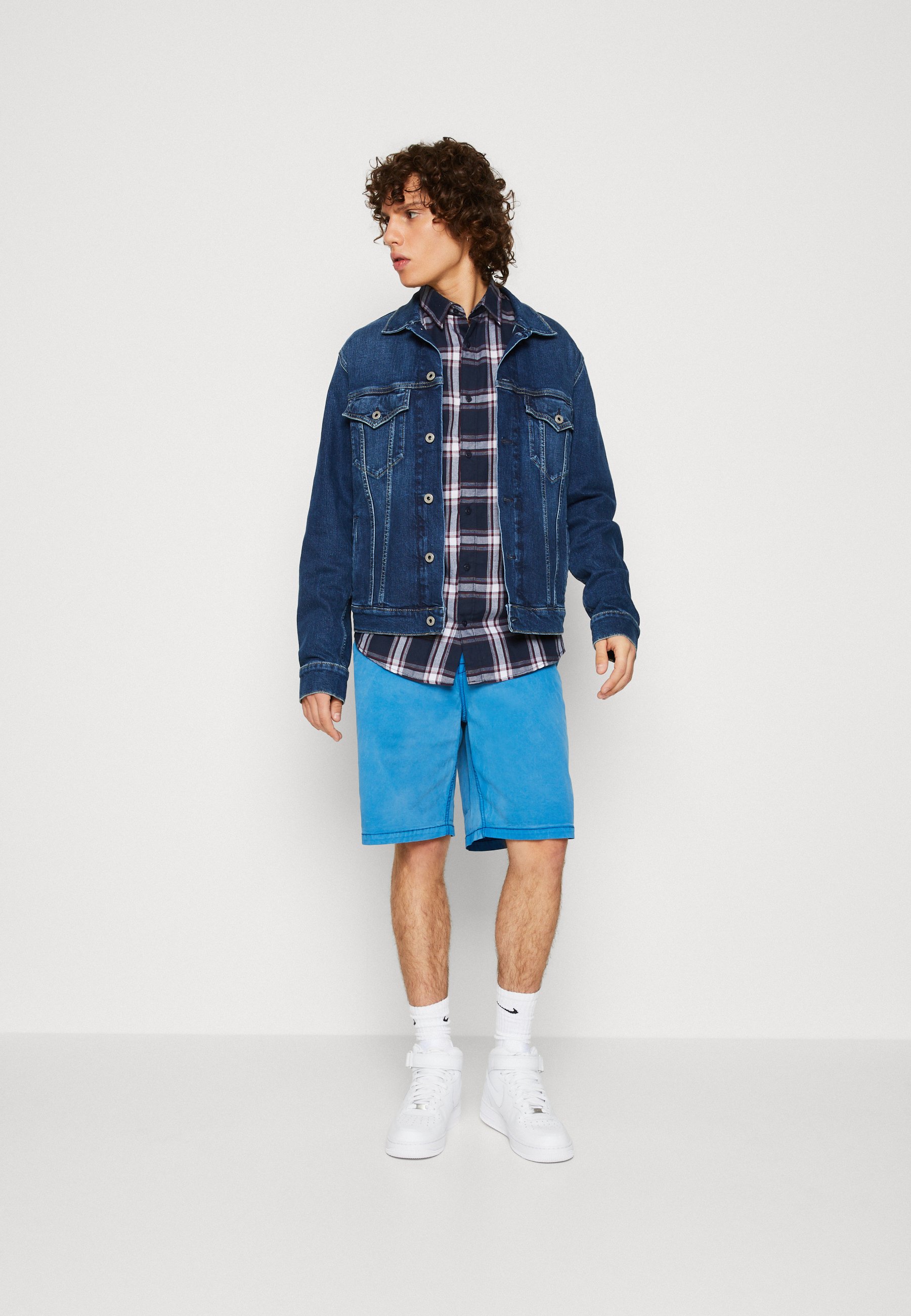 Scotch & Soda FAVE - Shorts - riviera blue melange/blue