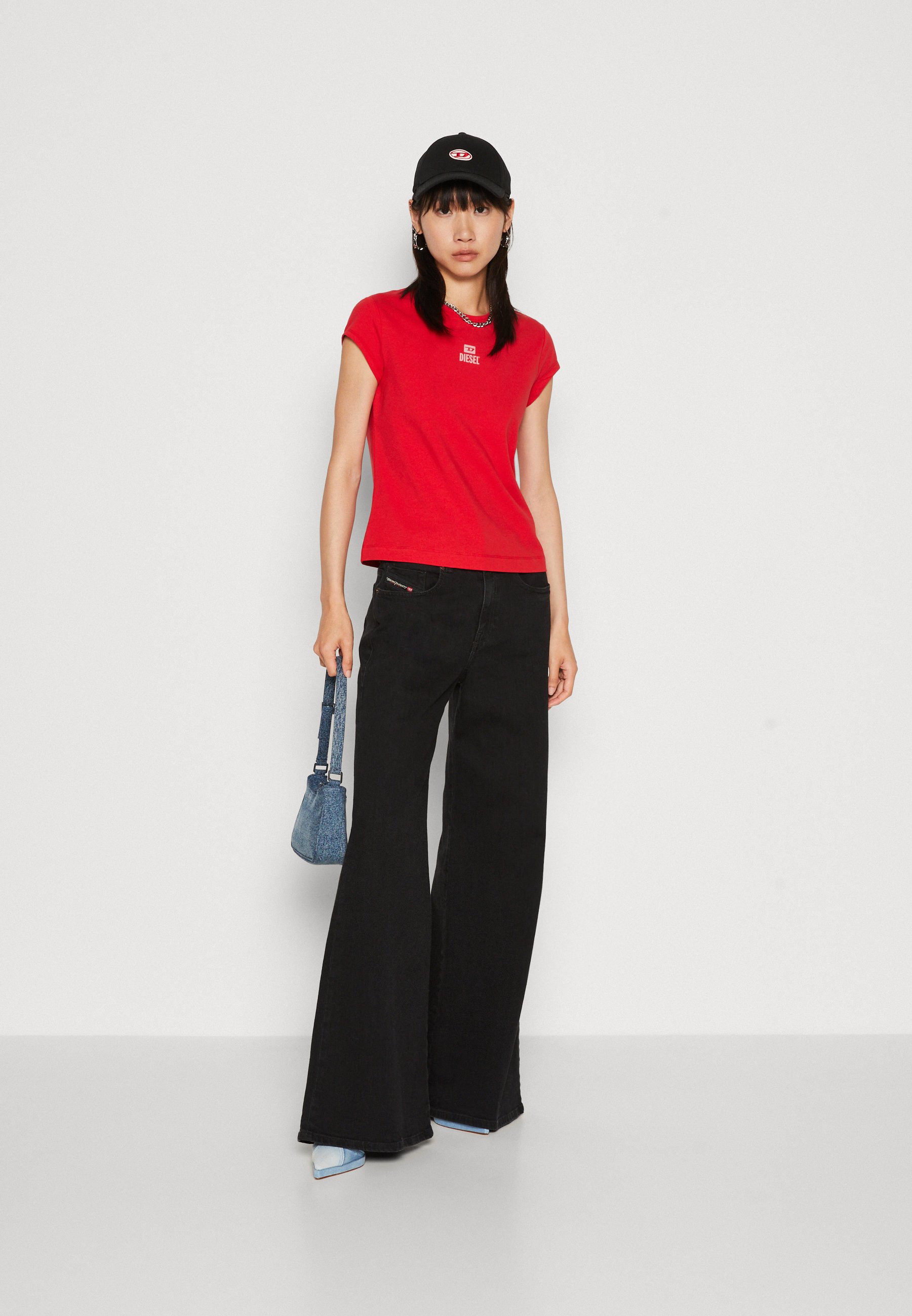 Diesel T-ANGIE - Basic T-shirt - red