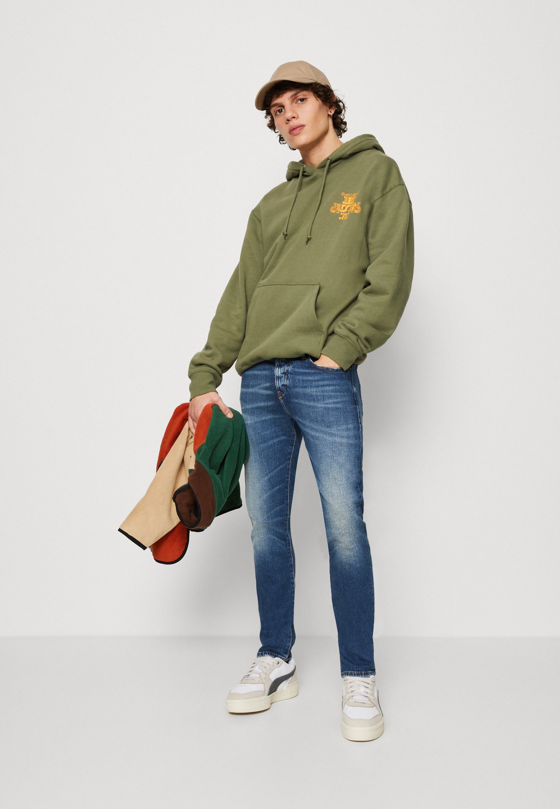 Diesel D STRUKT - Slim fit jeans - denim/blue denim