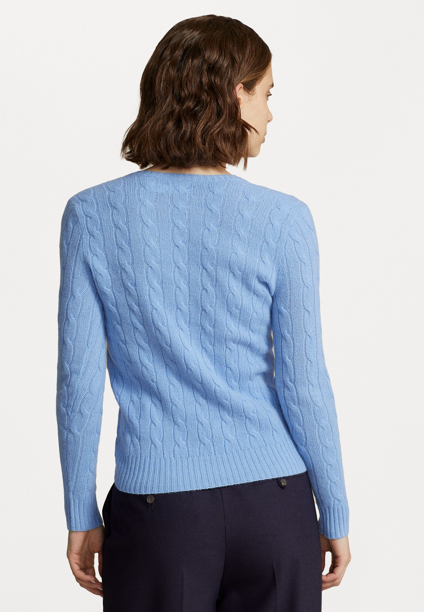 Polo Ralph Lauren KIMBERLY LONG SLEEVE - Jumper - new litchfield blue/blue