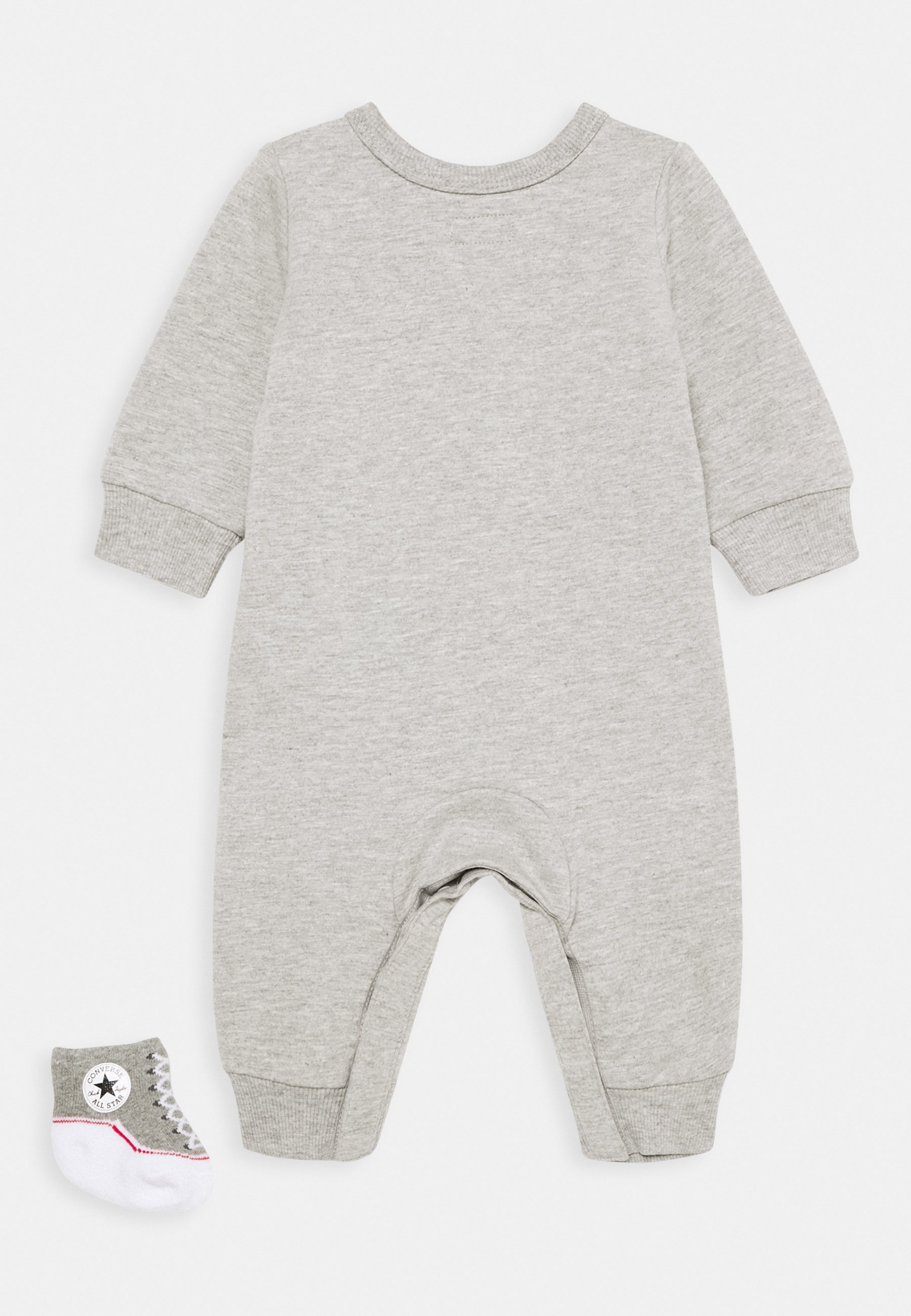 Converse LIL CHUCK COVERALL SET UNISEX - Jumpsuit - dark grey heather/mottled grey