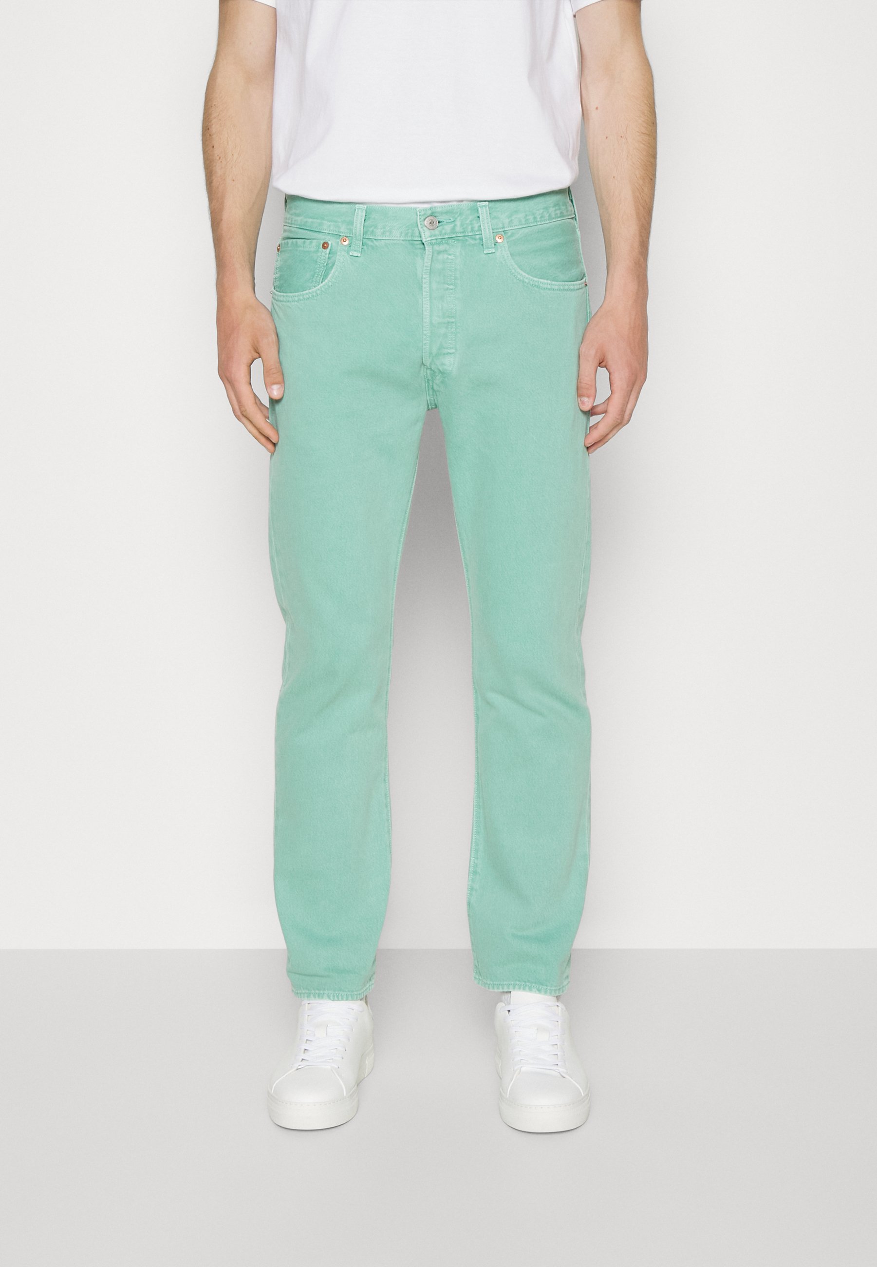 Levi's® 501® ORIGINAL - Straight leg jeans - all wasabi pant/blue denim