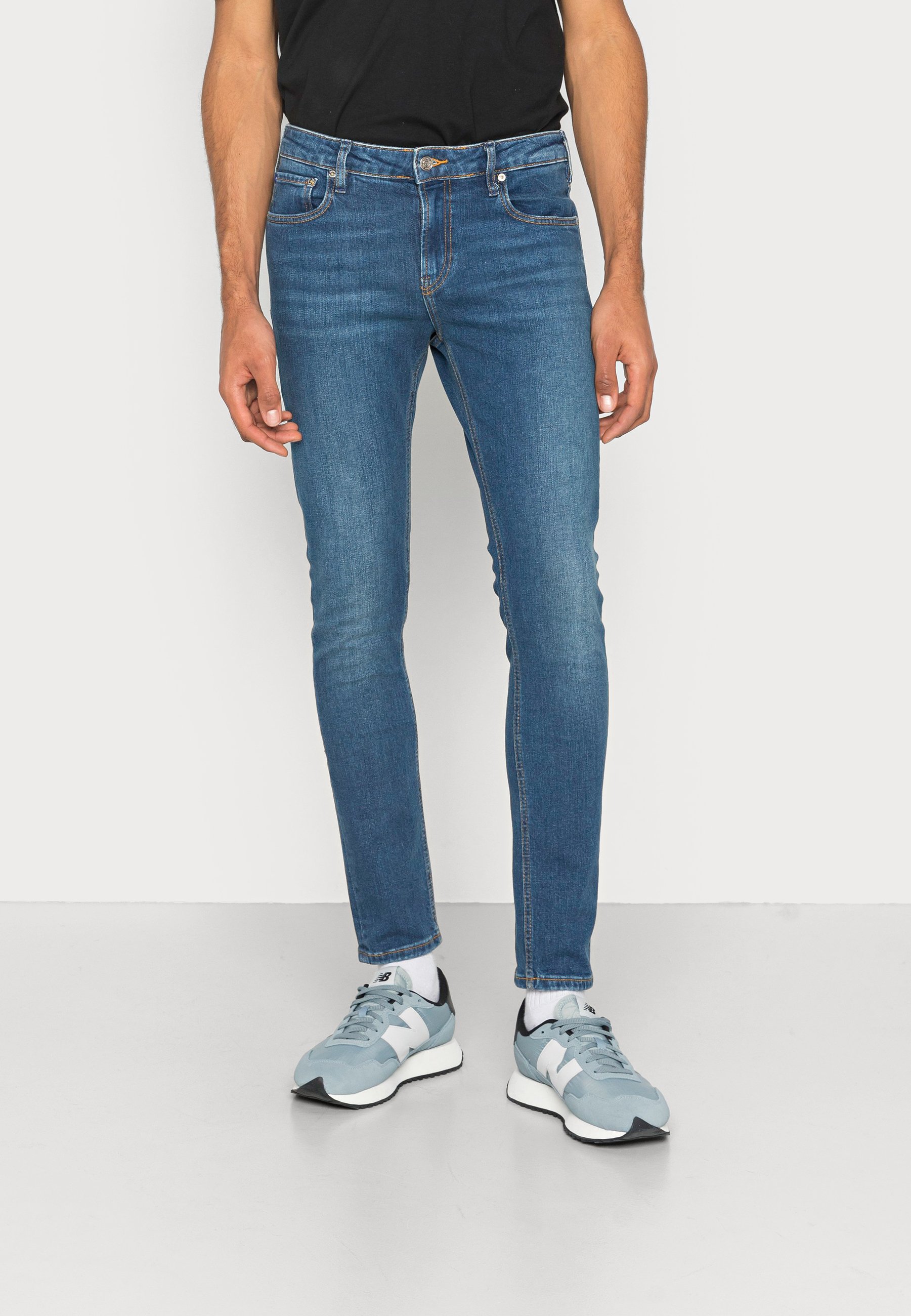 Scotch & Soda ESSENTIALS SKIM  - Slim fit jeans - classic blue/blue denim