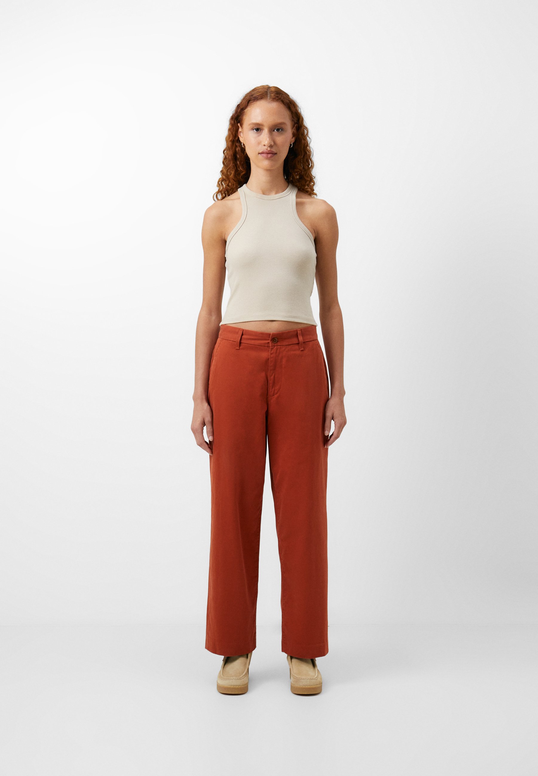 Levi's® LEVI's® X EMMA CHAMBERLAIN TROUSER - Trousers - burned orange/burnt orange denim