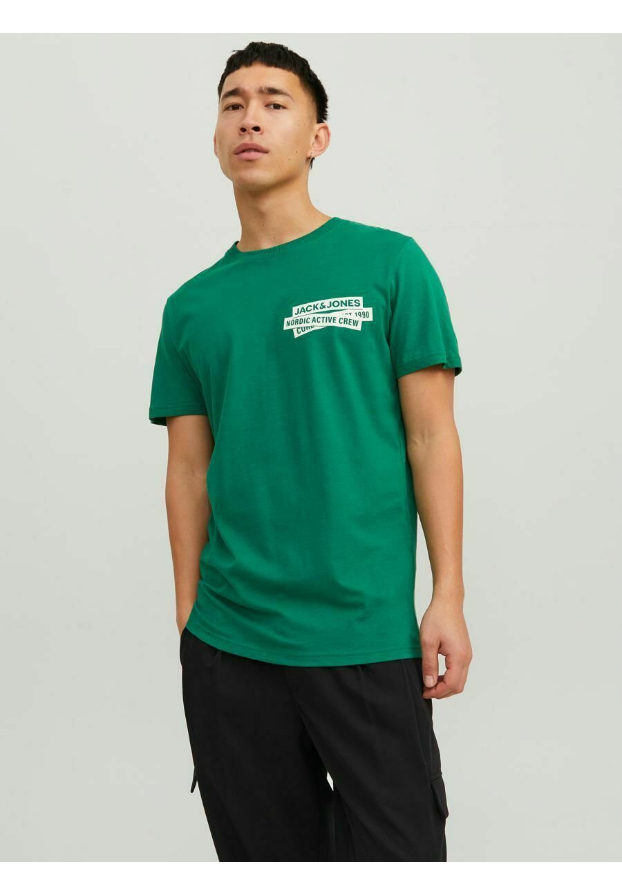 Jack &Jones LOGO - Print T-shirt - verdant green/green