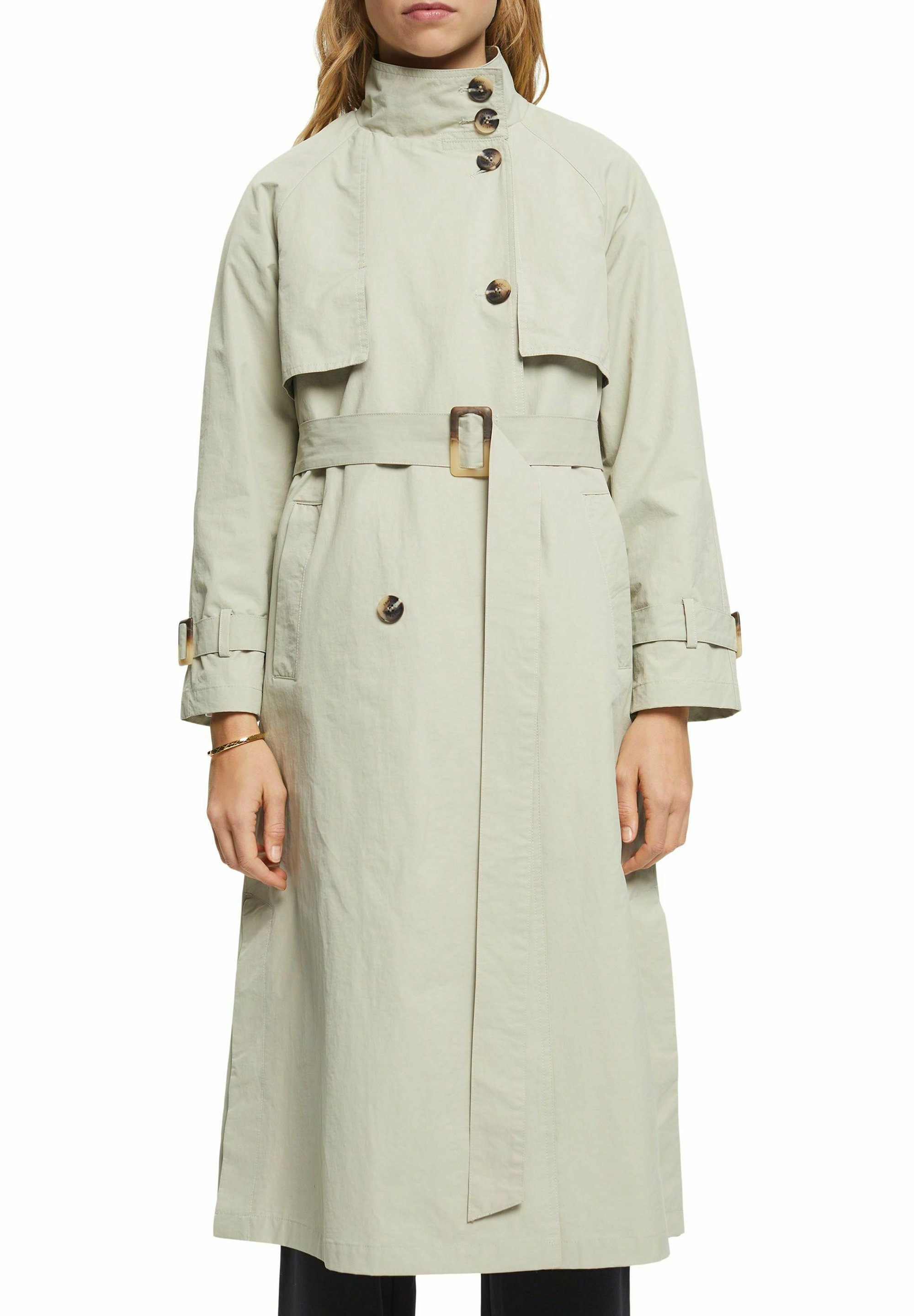 Esprit LONG - Trenchcoat - dusty green/green