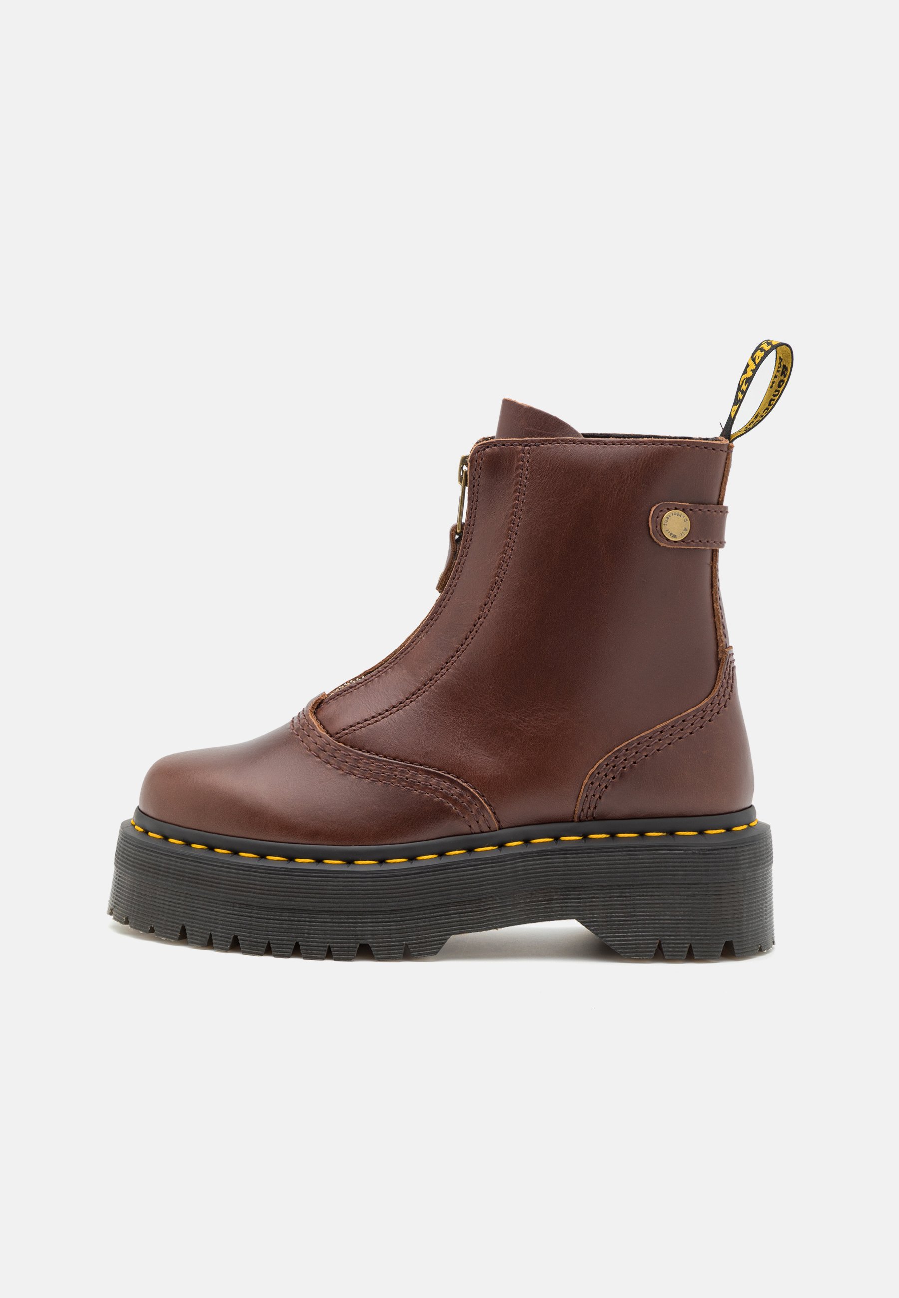 Dr. Martens JETTA - Platform ankle boots - dark brown