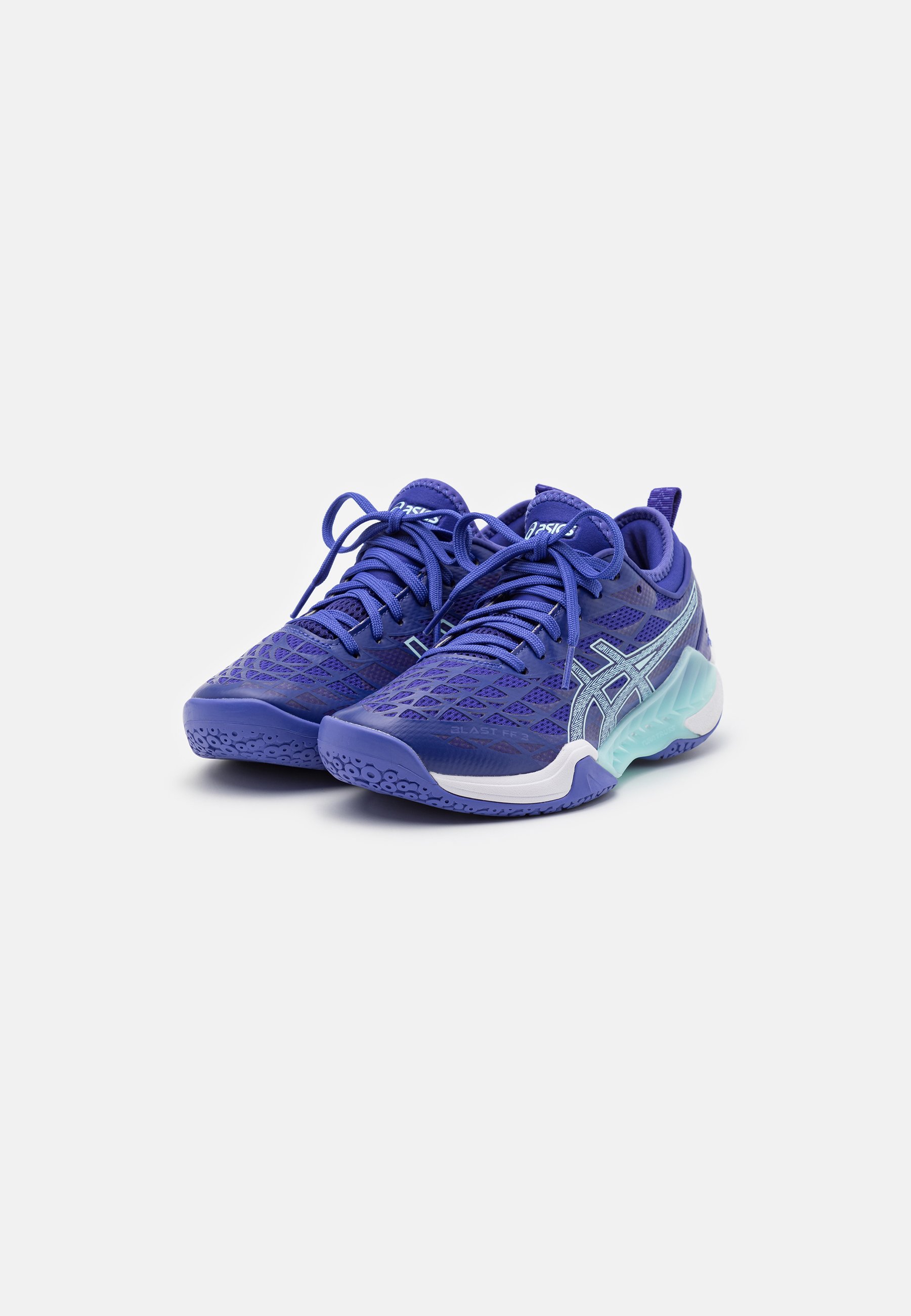 ASICS BLAST FF 3 - Handball shoes - eggplant/aquamarine/purple