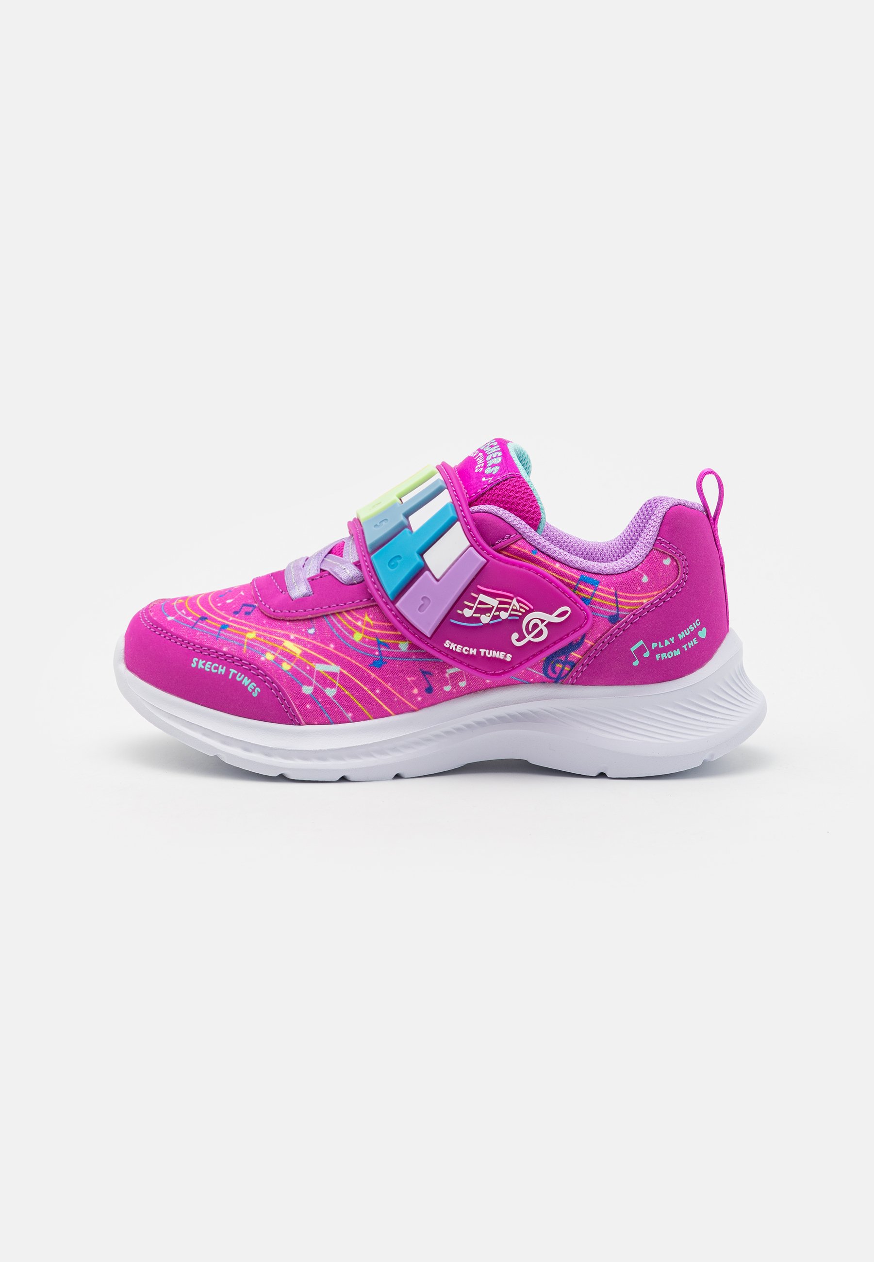 Skechers PIANO SOUND - Trainers - hot pink/multi-coloured/pink