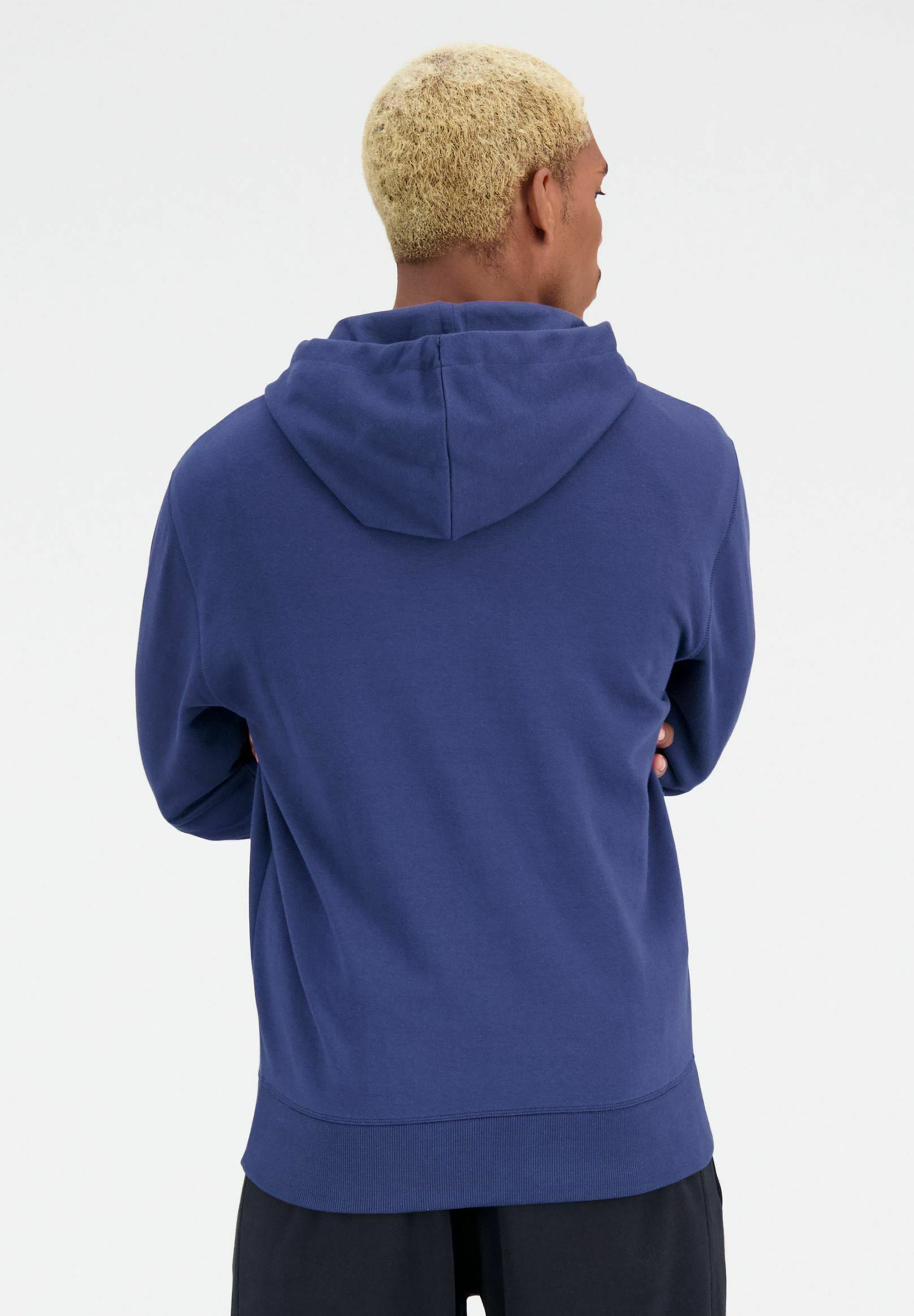 NB ESSENTIALS STACKED LOGO - Zip-up sweatshirt - nb navy/dark blue