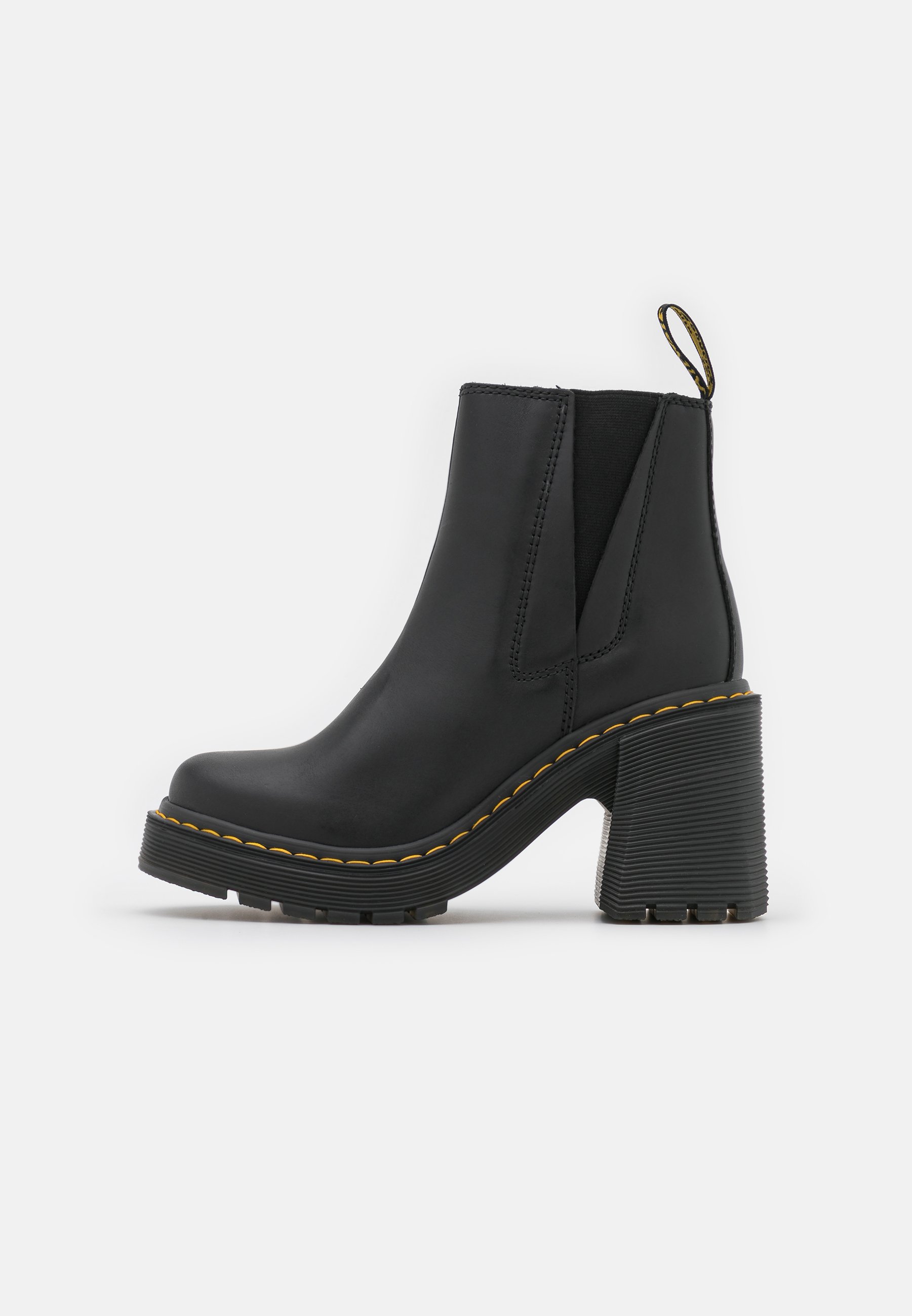 Dr. Martens SPENCE - Platform ankle boots - black sendal/black