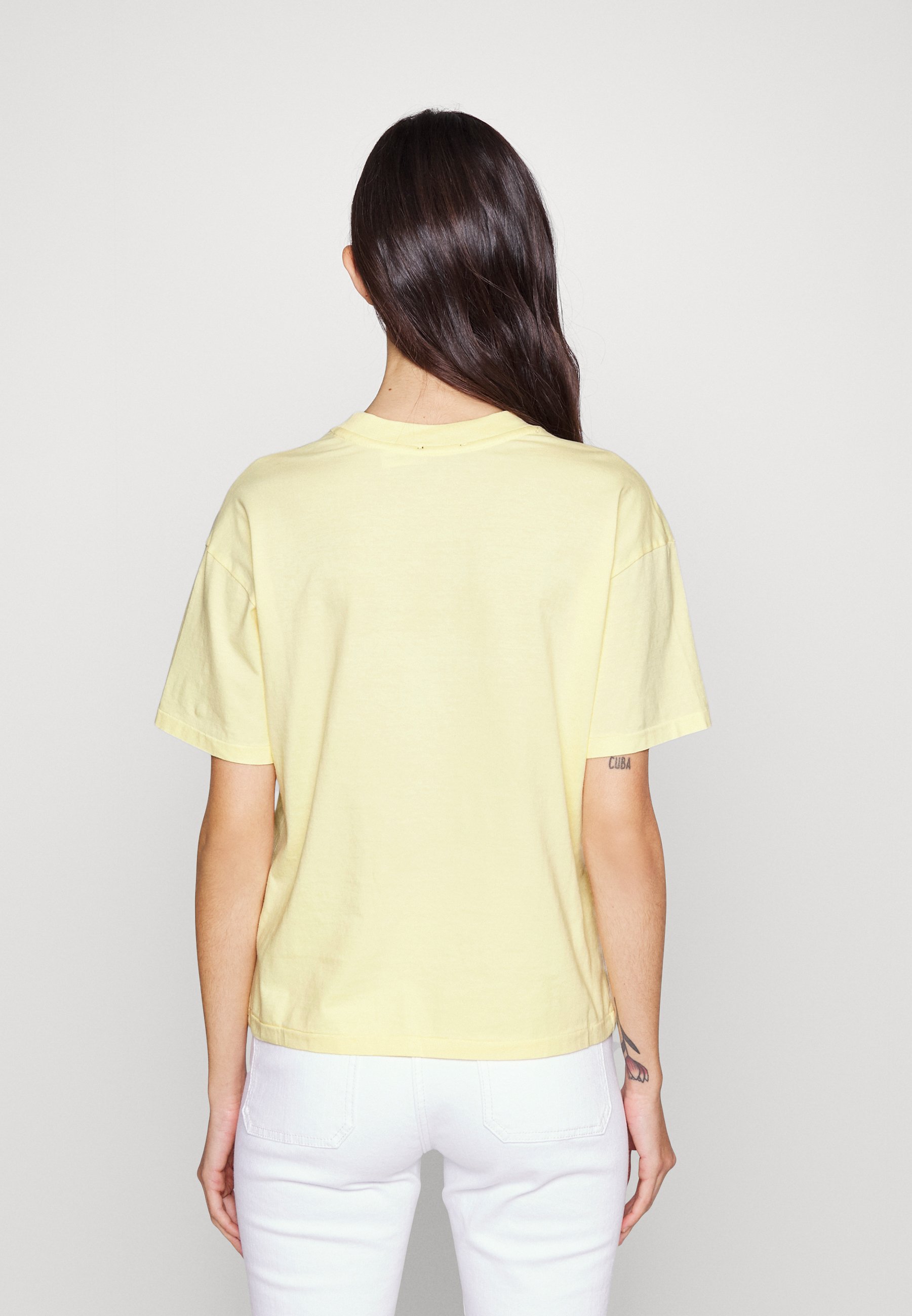 Polo Ralph Lauren PARROT SHORT SLEEVE - Print T-shirt - yellow