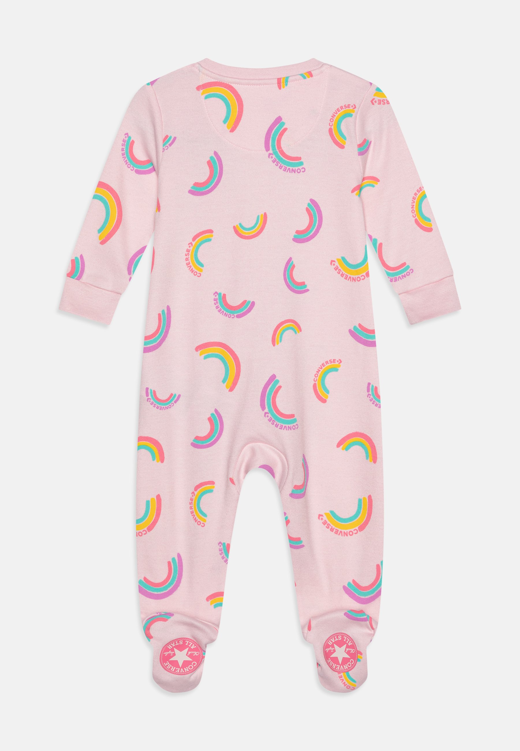 Converse PRINTED FOOTED COVERALL - Sleep suit - pink foam/pink