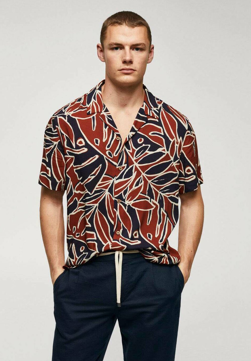 Mango CIOTAT - Shirt - kasztanowy/bordeaux