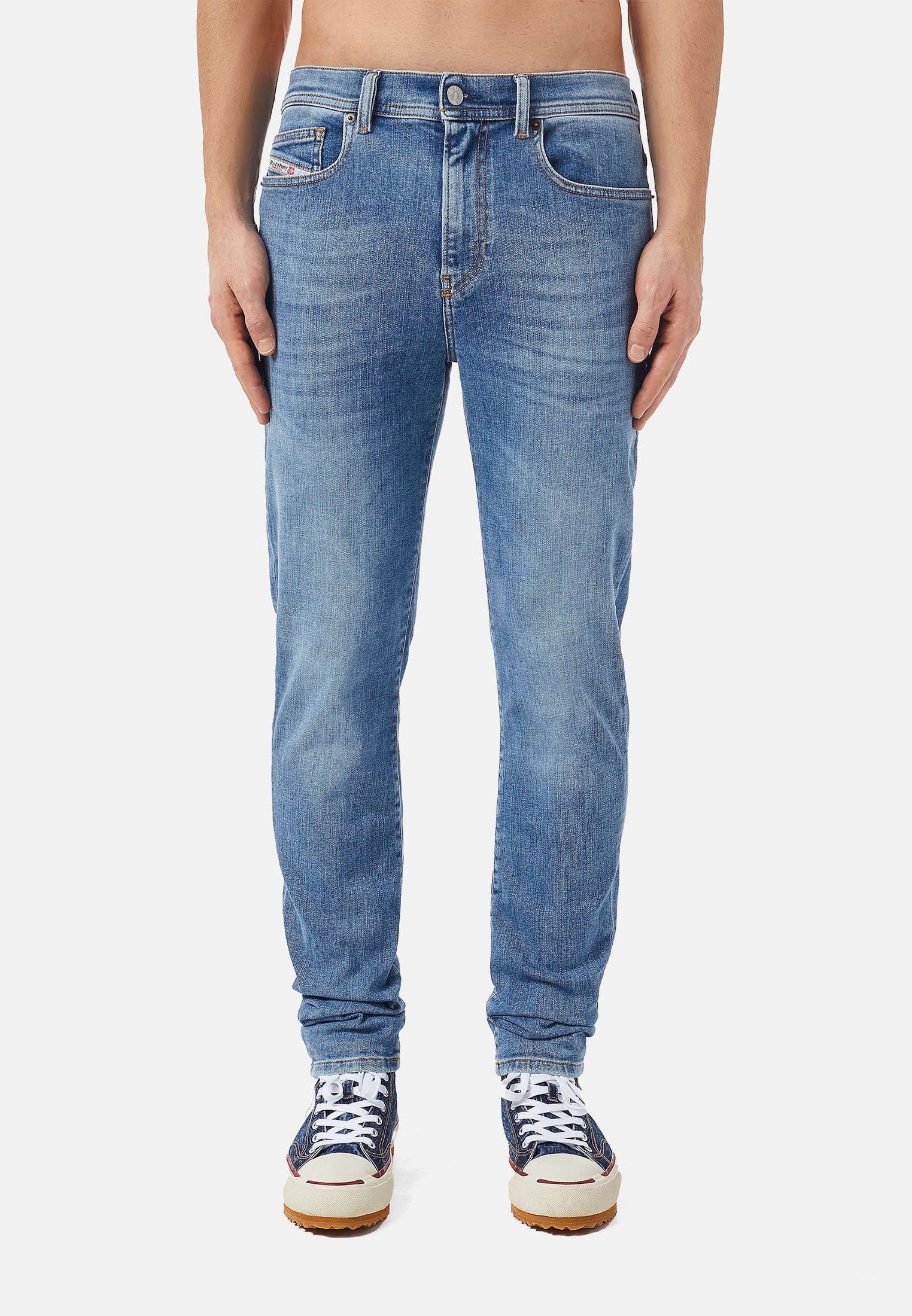 Diesel Slim fit jeans - medium blue/blue denim