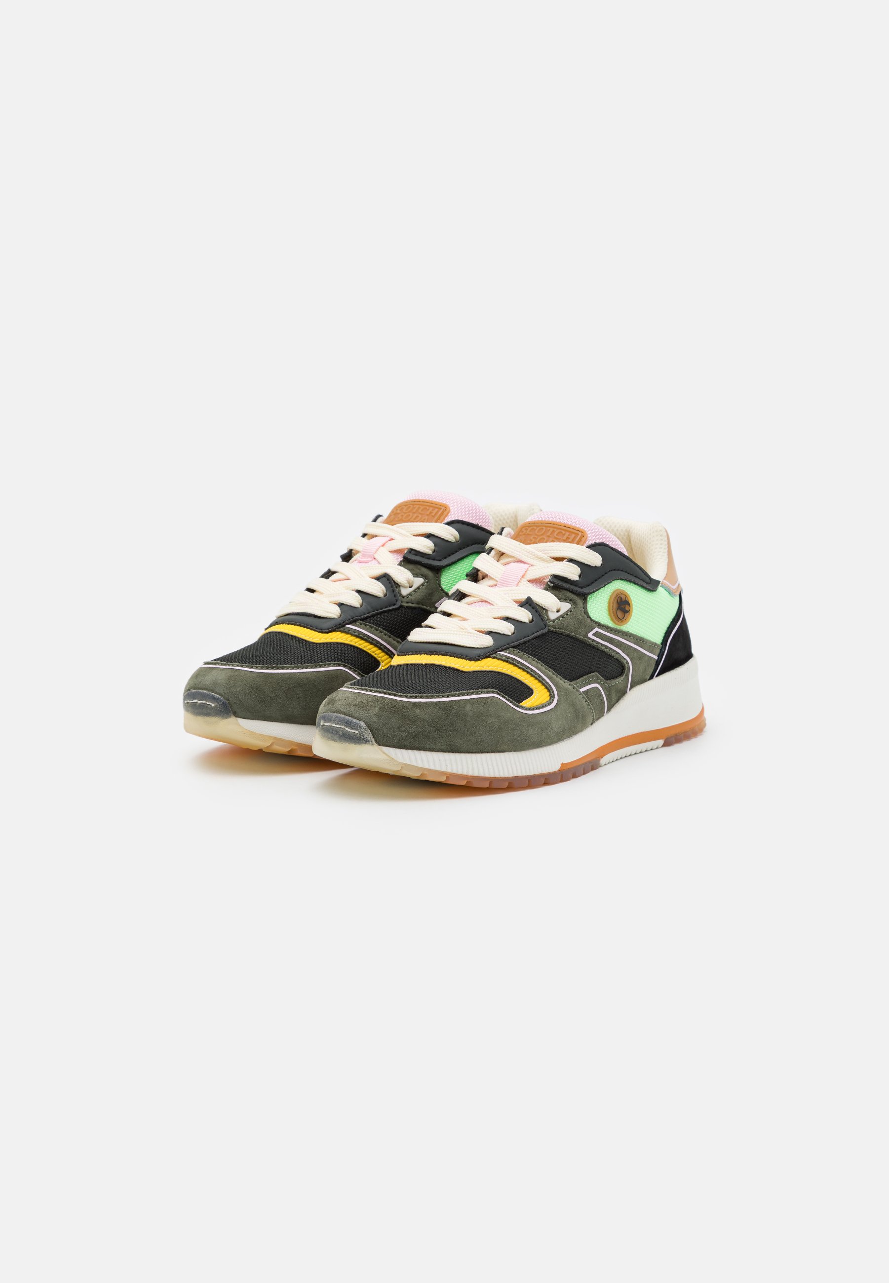 Scotch & Soda VIVI - Trainers - green/multi-coloured/dark green