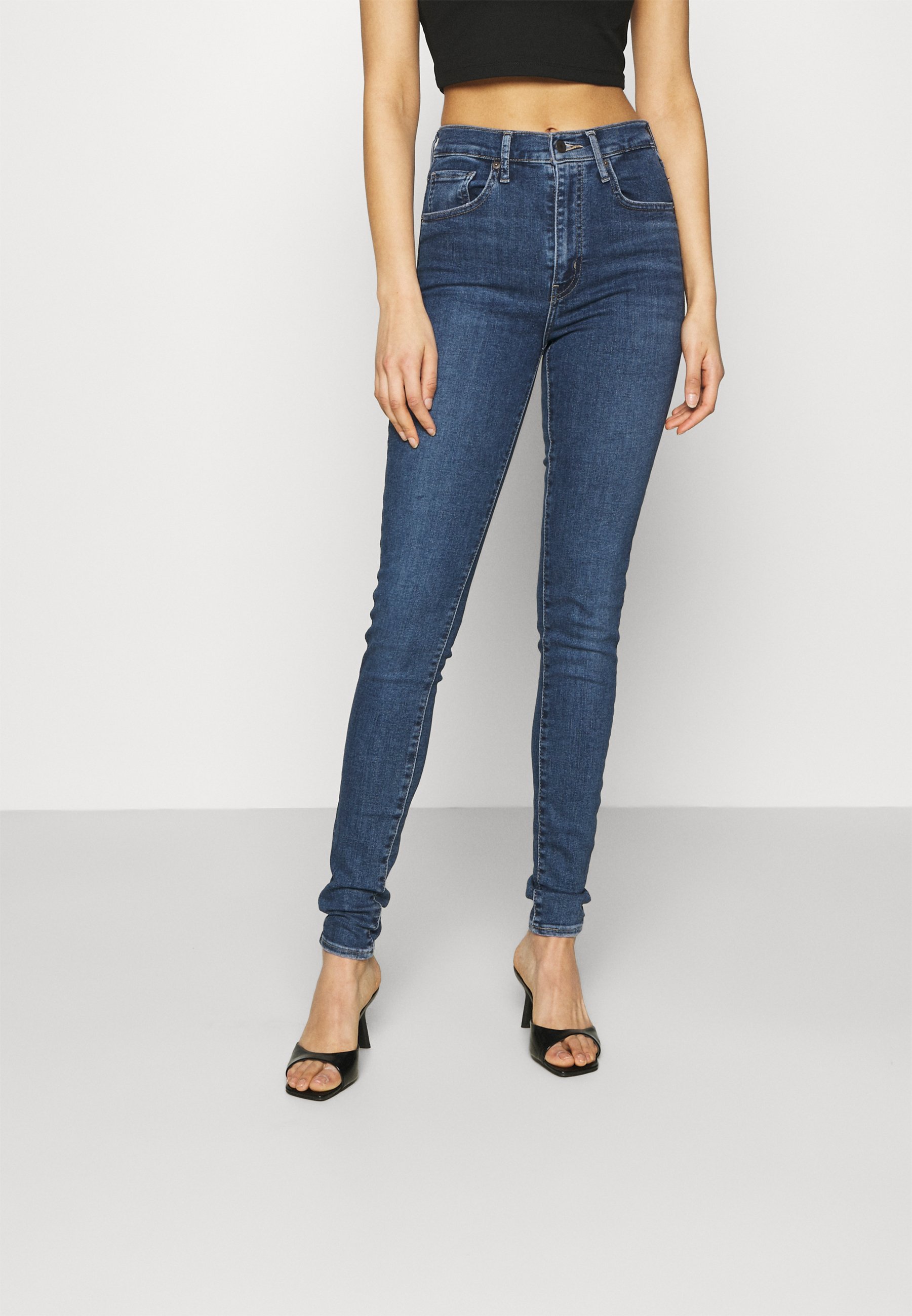 Levi's® MILE HIGH SUPER SKINNY - Jeans Skinny Fit - venice for real/blue denim