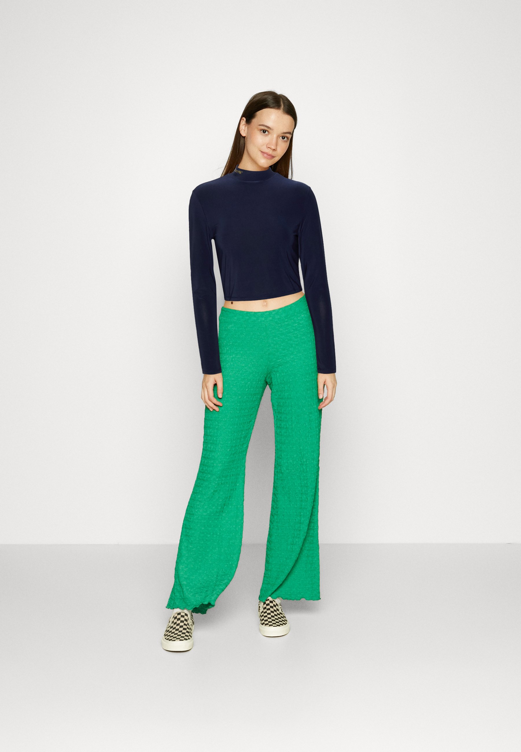 Levi's® GRAPHIC RORY SECOND SKIN - Long sleeved top - total eclipse/blue