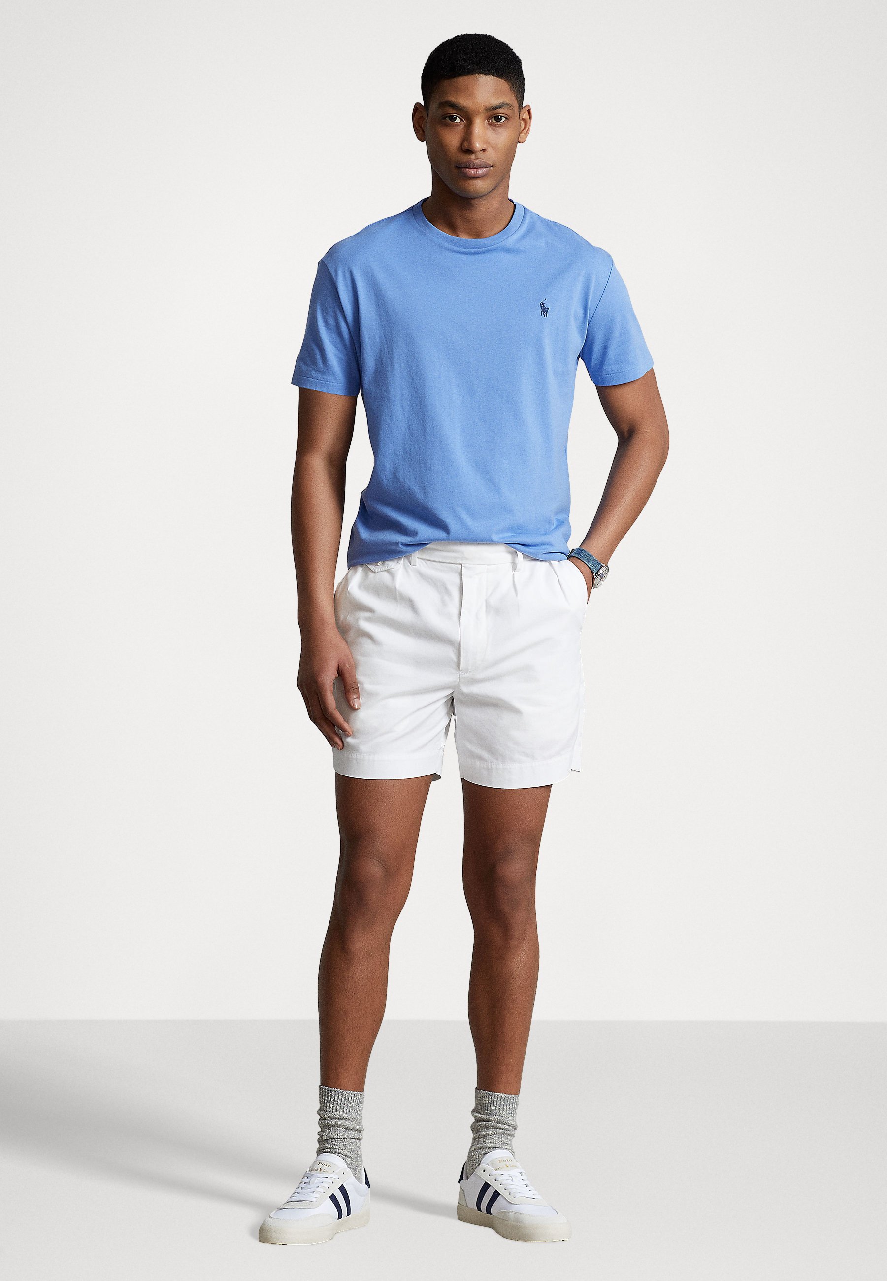Polo Ralph Lauren SHORT SLEEVE - Basic T-shirt - harbor island blue/blue