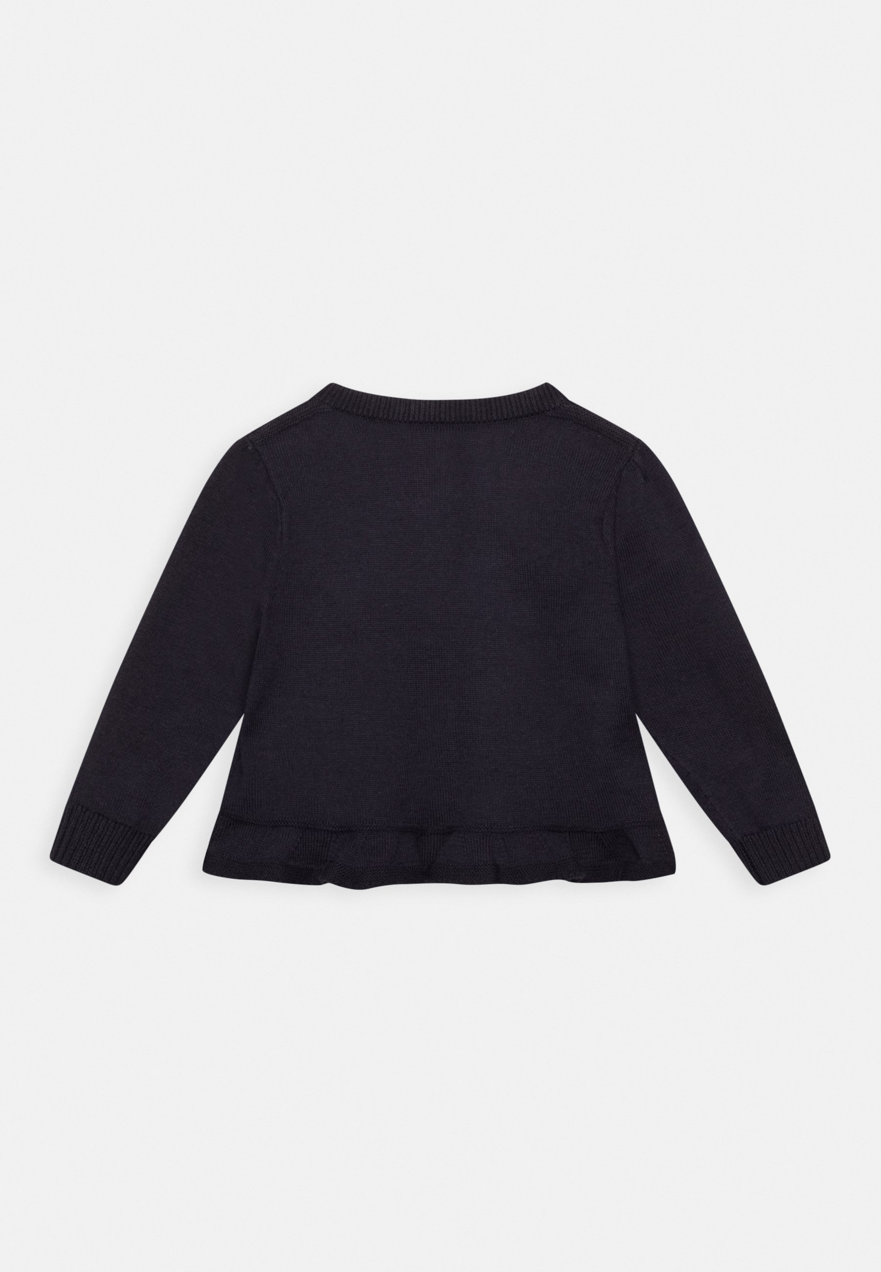 Polo Ralph Lauren PEPLUM CARD - Cardigan - navy/dark blue