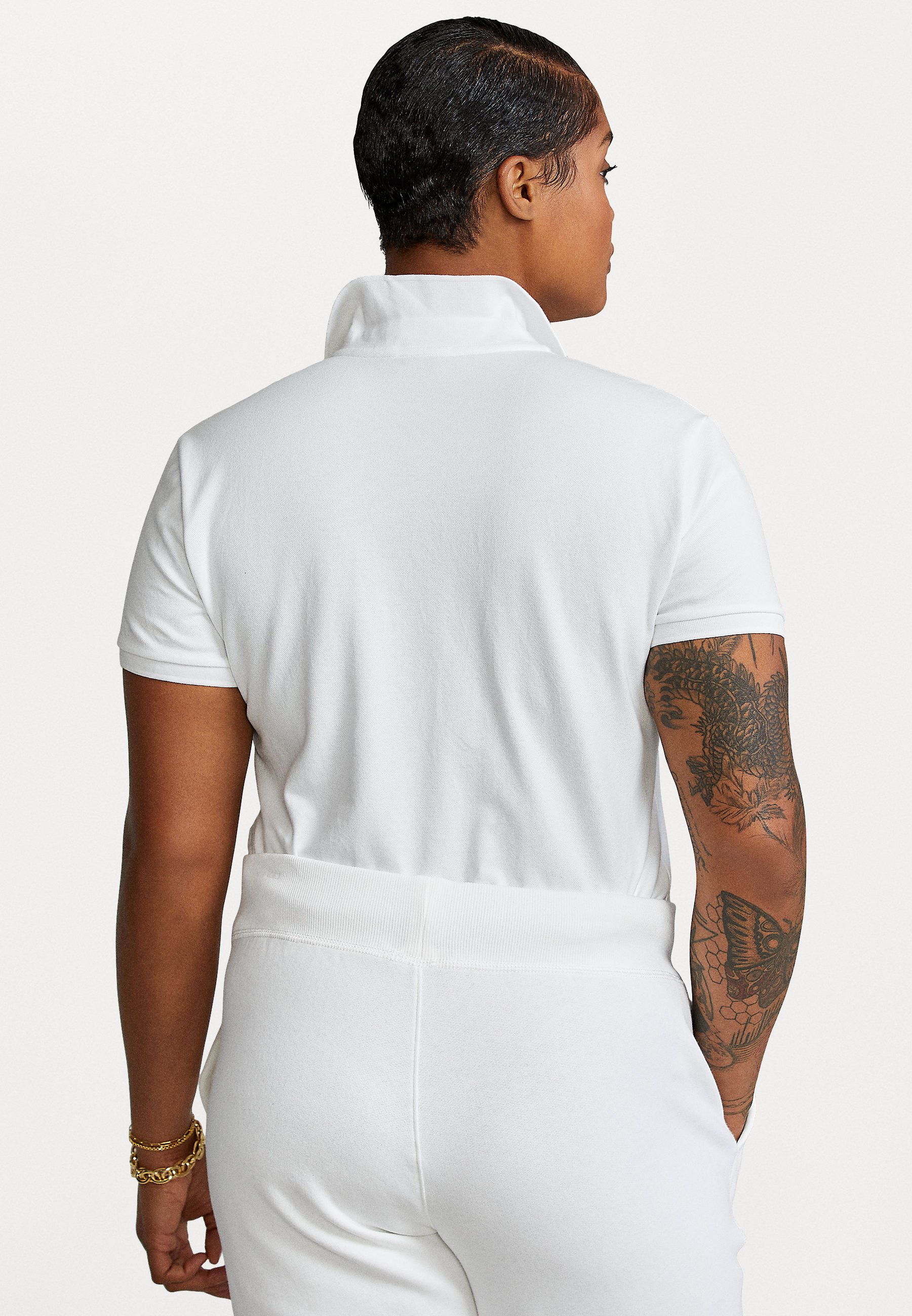 Polo Ralph Lauren JULIE SLIM SHORT SLEEVE - Polo shirt - white