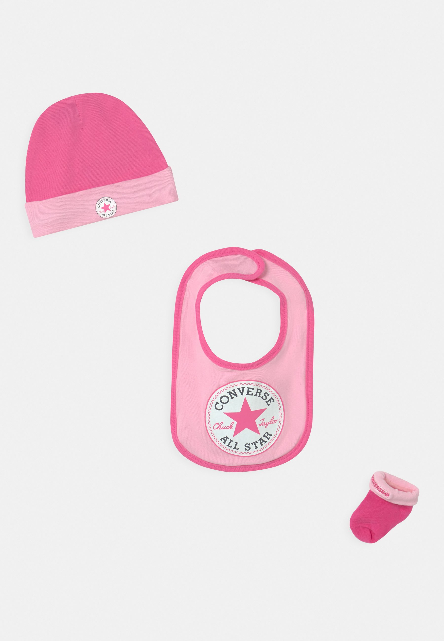 Converse CHUCK INFANT HAT BIB BOOTIE SET - Beanie - cherry blossom/pink