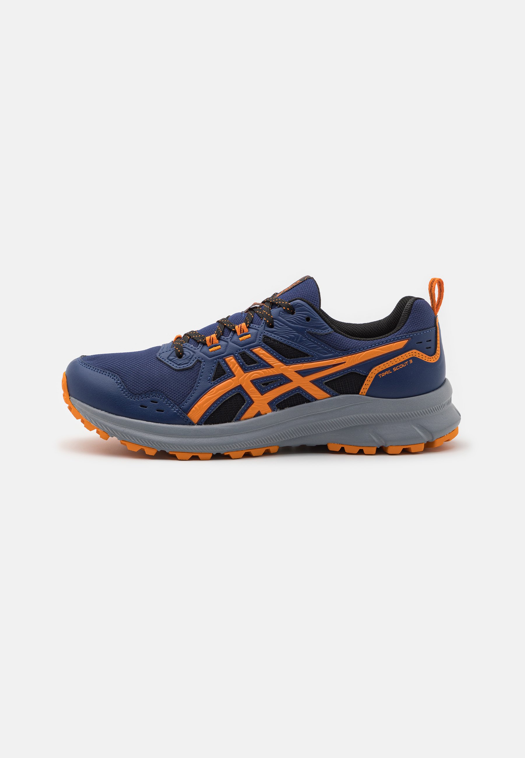 ASICS TRAIL SCOUT 3 - Trail running shoes - deep ocean/bright orange/blue
