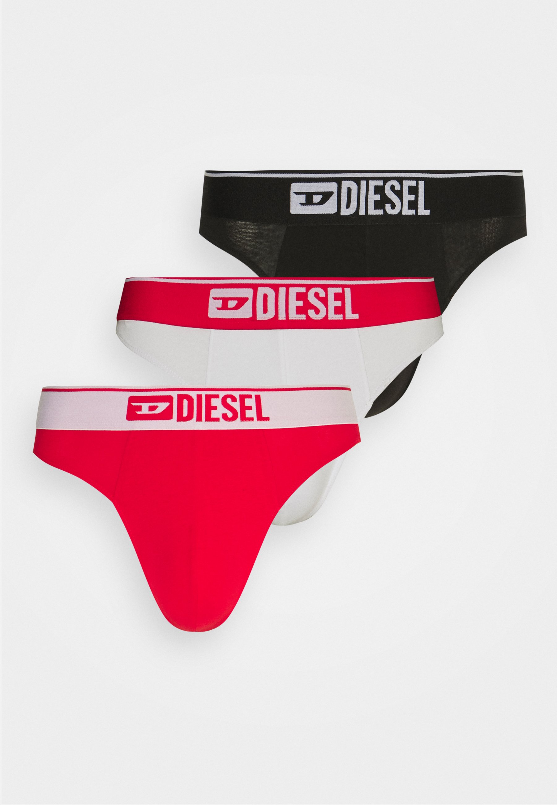 Diesel 3 PACK - Briefs - black/grey/blue/white