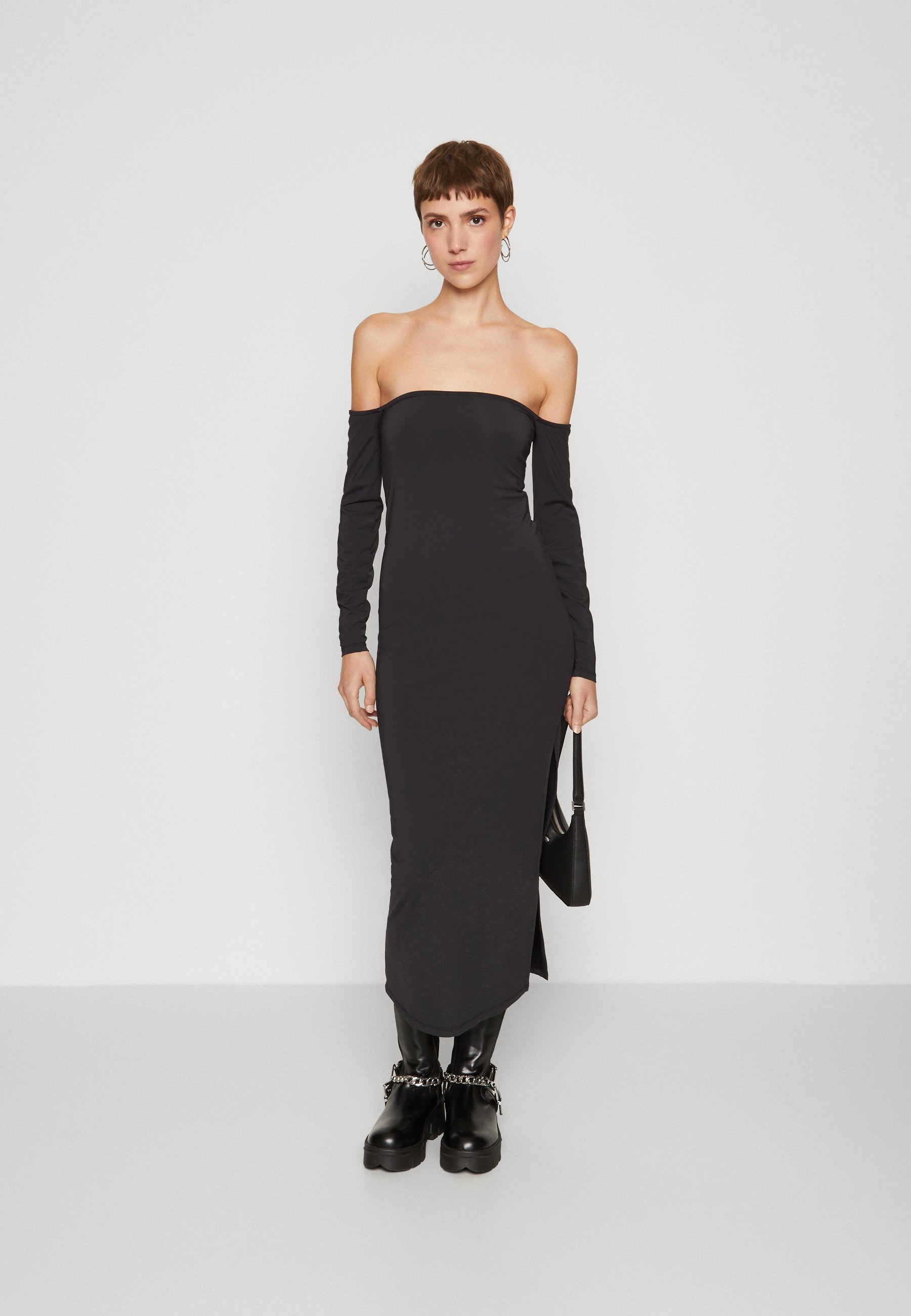 ONLY ONLEA OFF SHOULDER DRESS - Shift dress - black