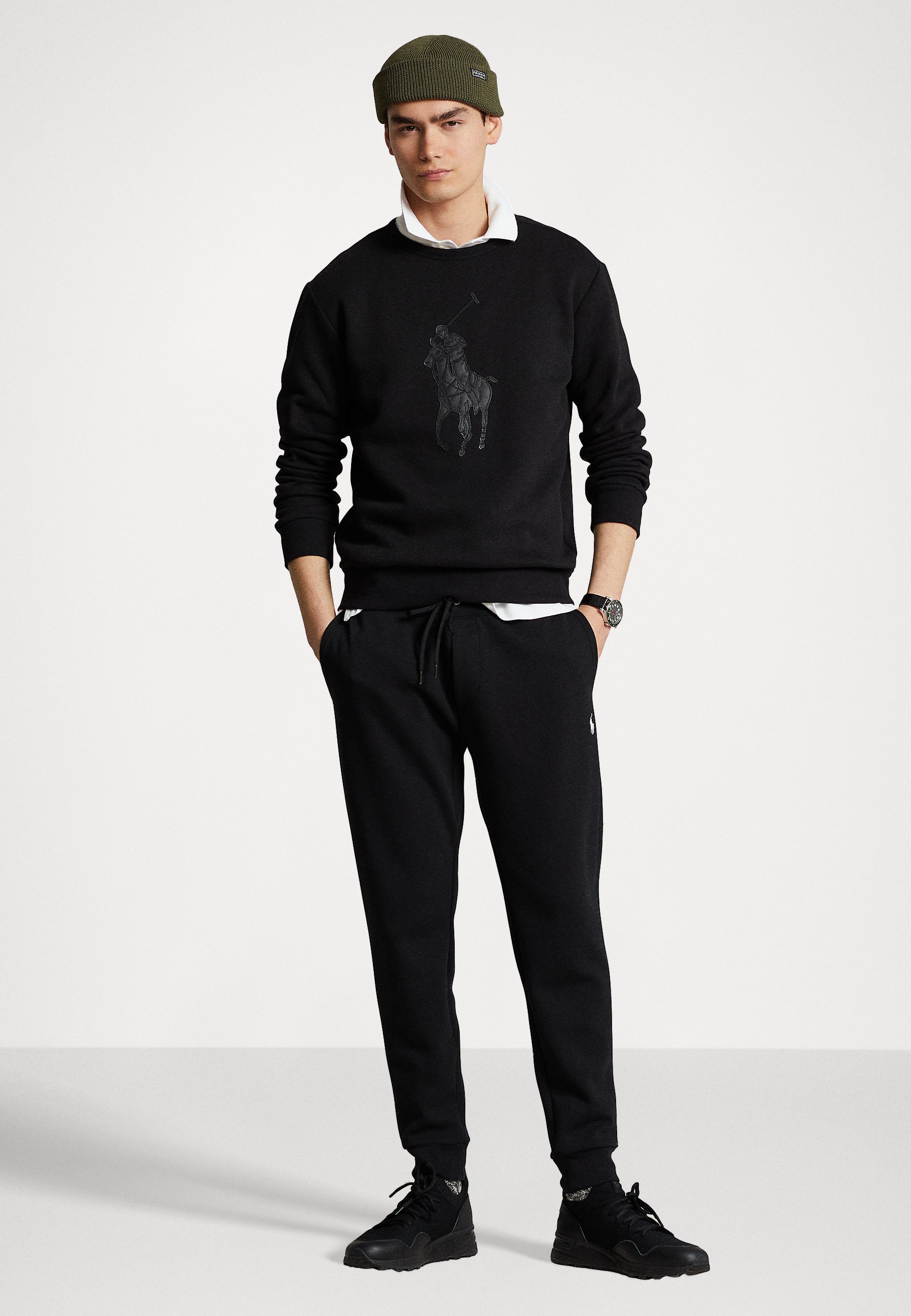 Polo Ralph Lauren LONG SLEEVE - Sweatshirt - black