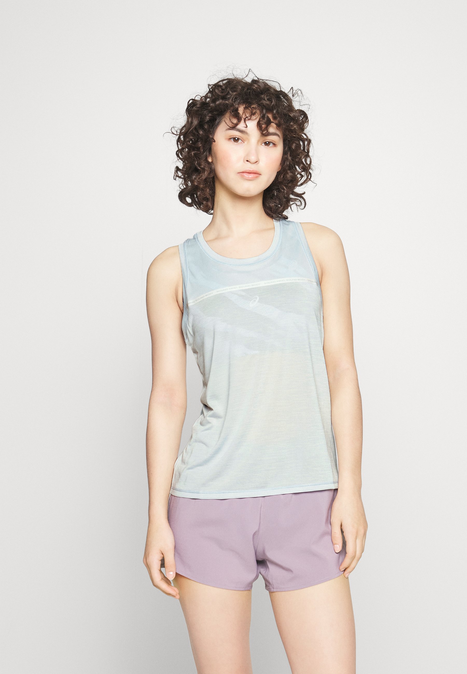 ASICS RACE TANK - Top - sky/cream/blue