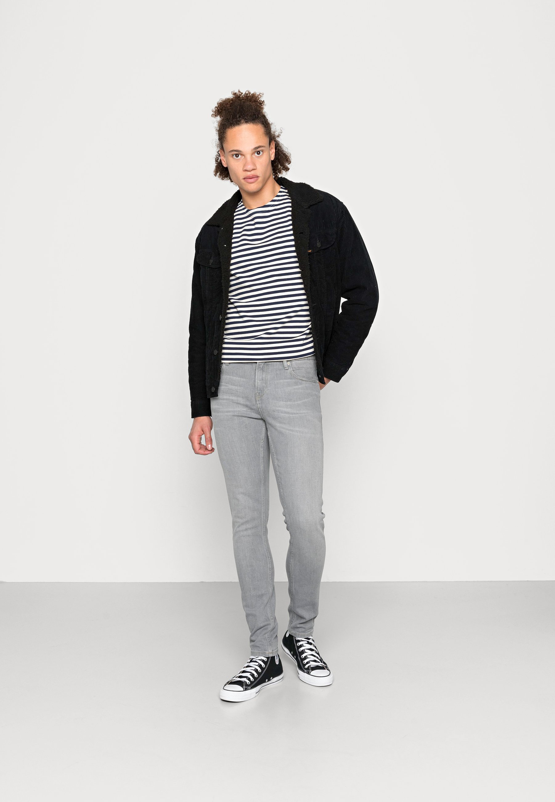 Scotch & Soda ESSENTIALS SKIM WITH STONE - Slim fit jeans - grey stone/grey denim