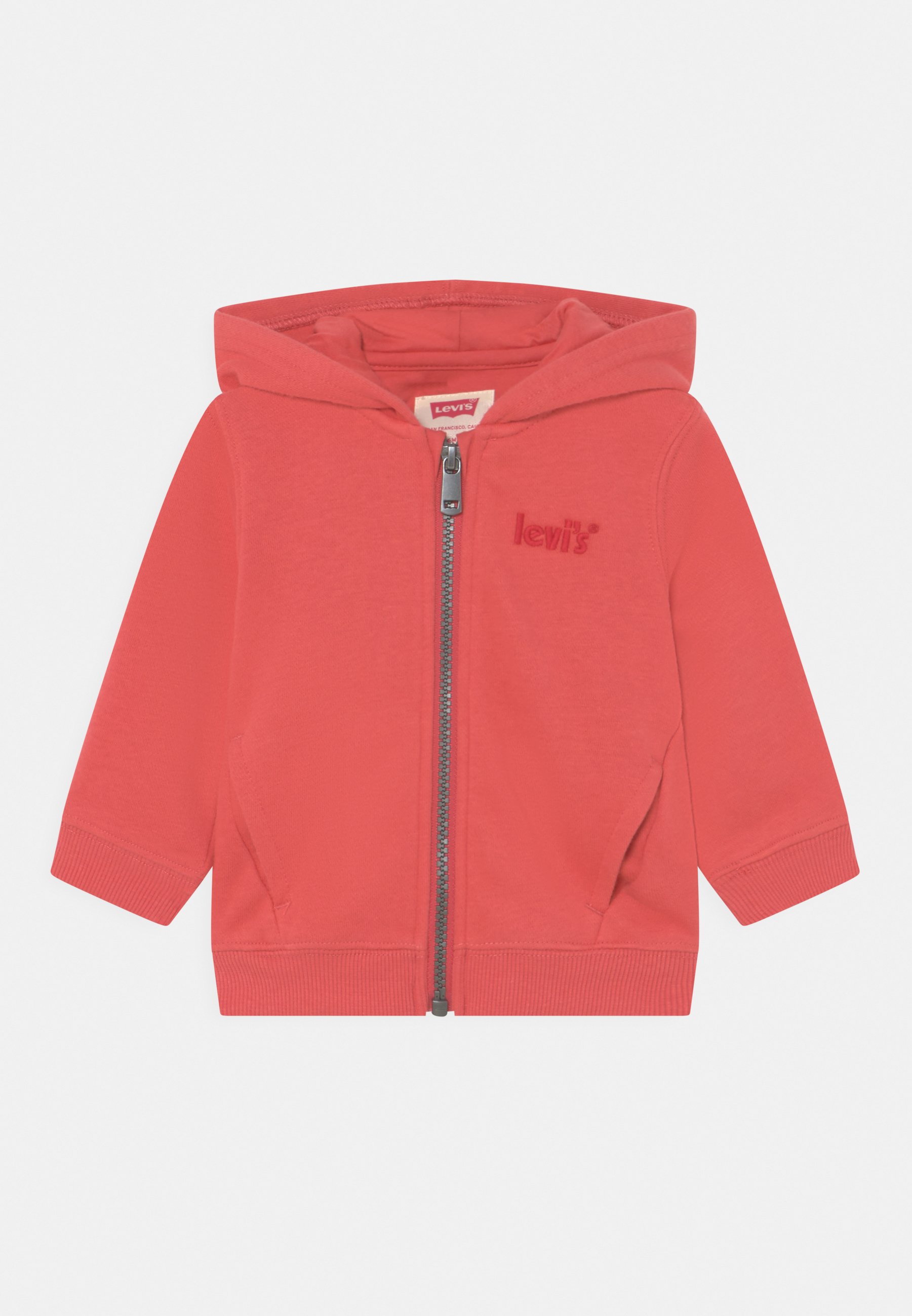 Levi's® LOGO FULL ZIP HOODIE - Zip-up sweatshirt - chrysanthemum/light red