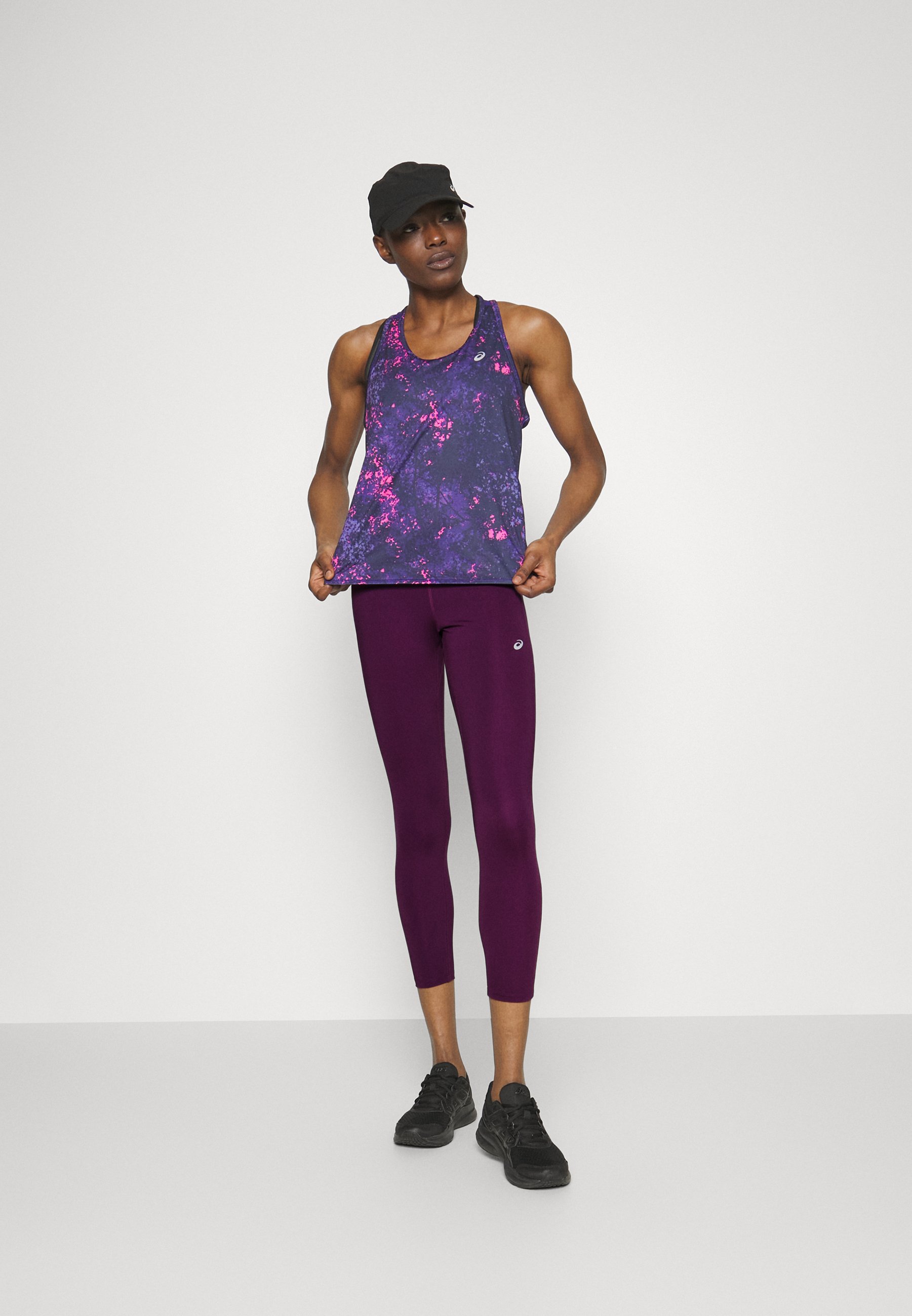 ASICS RACE HIGH WAIST - Leggings - deep mauve/purple
