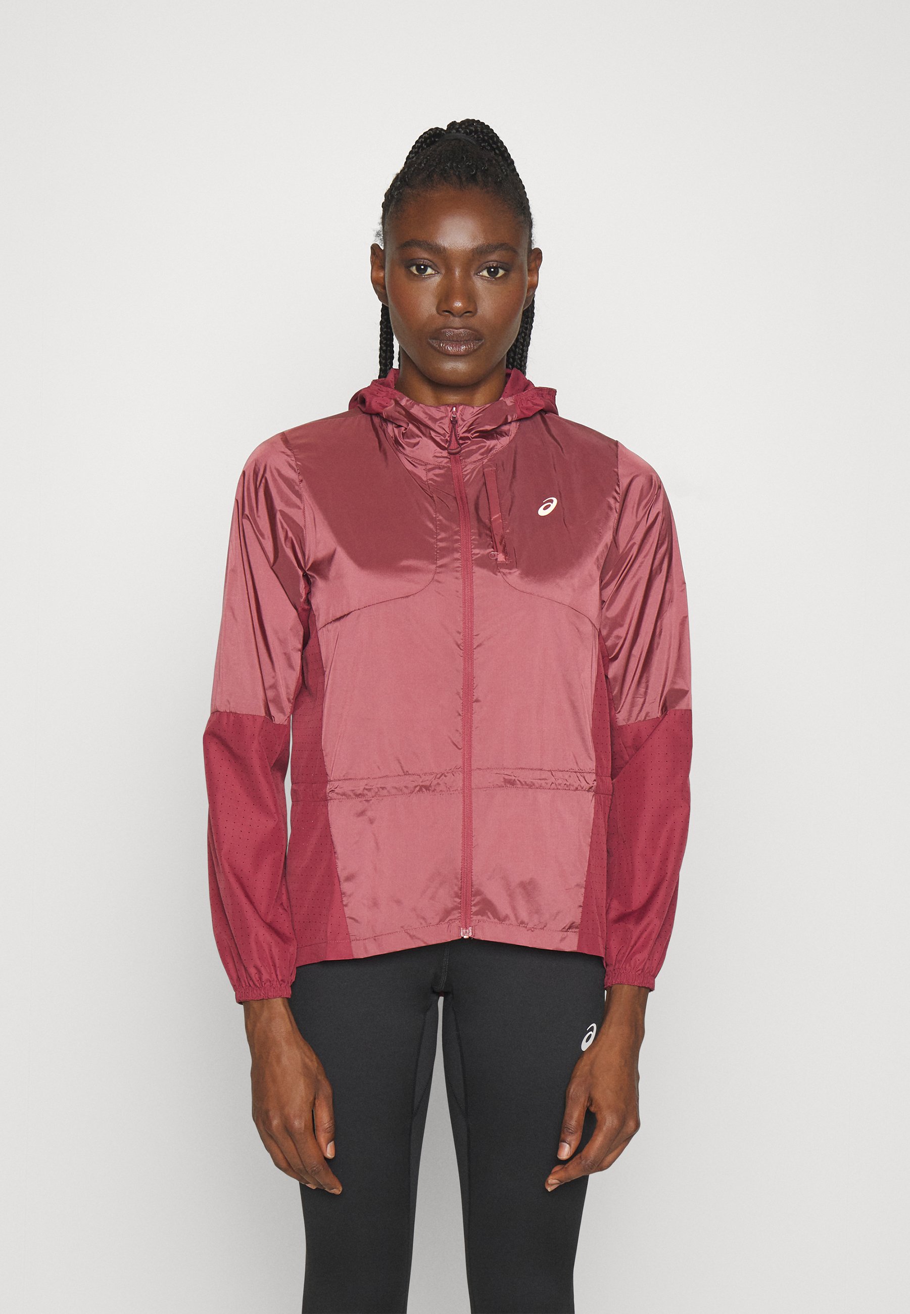 ASICS NAGINO RUN JACKET - Running jacket - brisket red/dark red