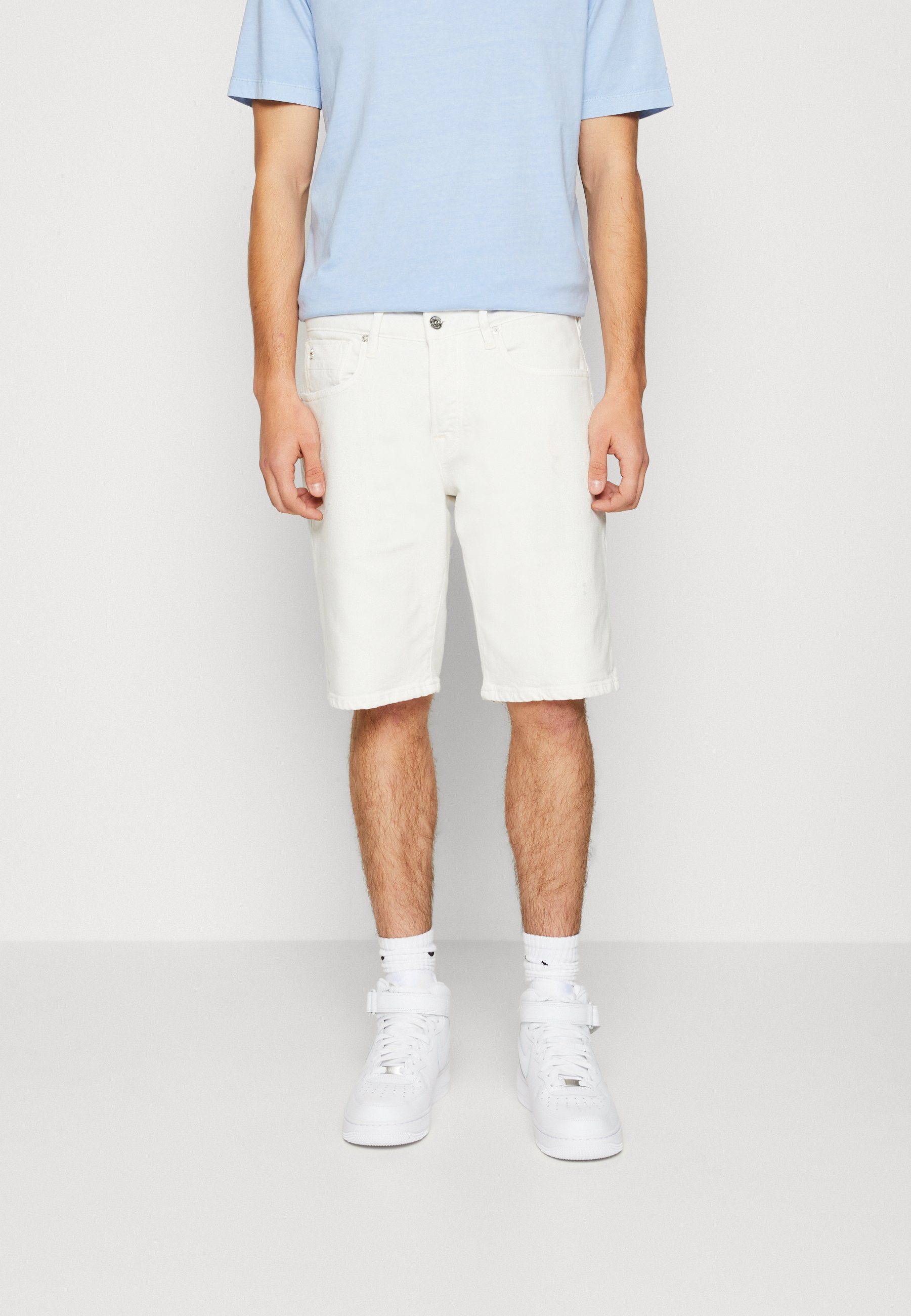 Scotch & Soda RALSTON GARMENT DYE - Denim shorts - white