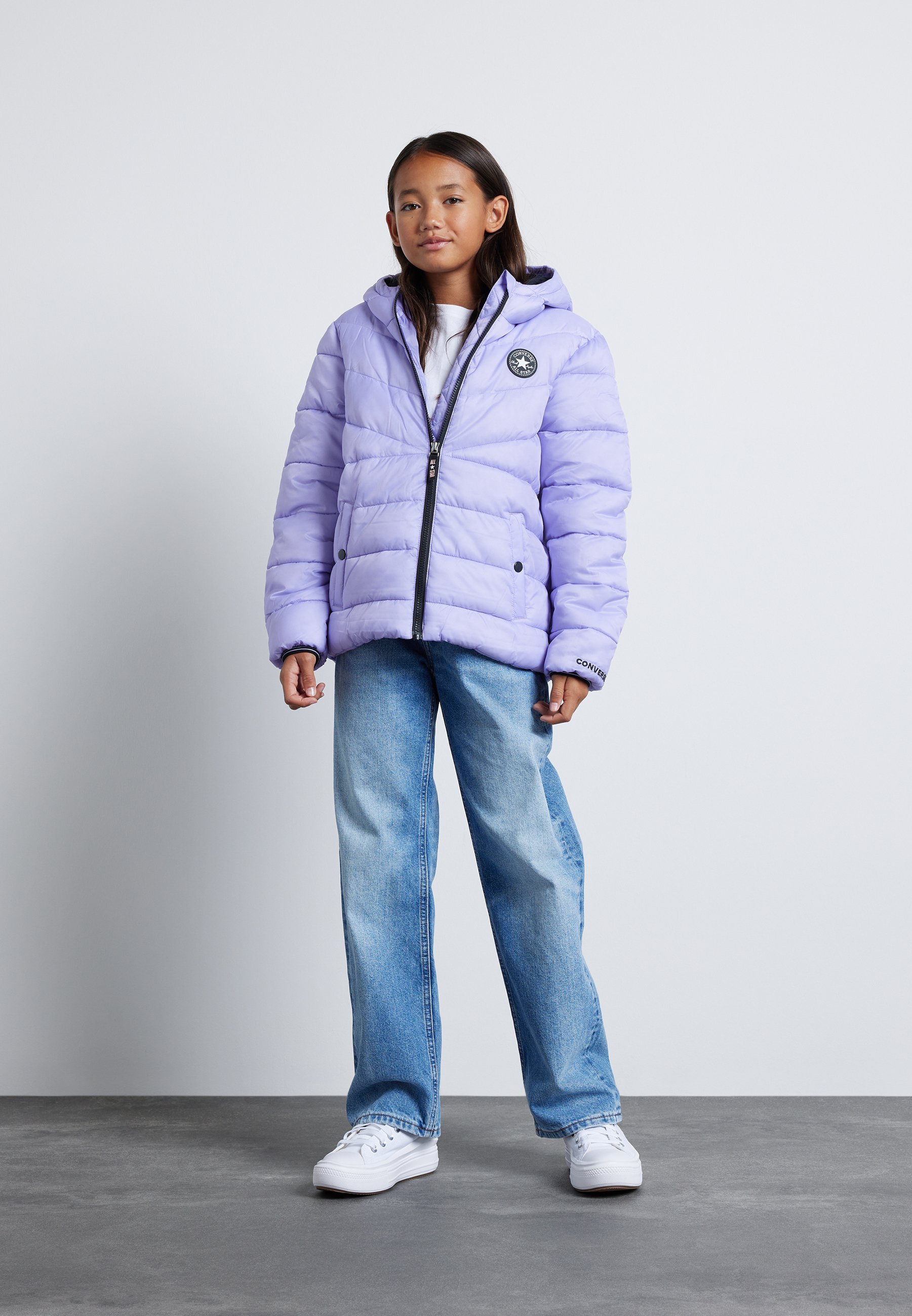 Converse GIRLS SOLID PUFFER  - Winter jacket - moonstone violet/lilac