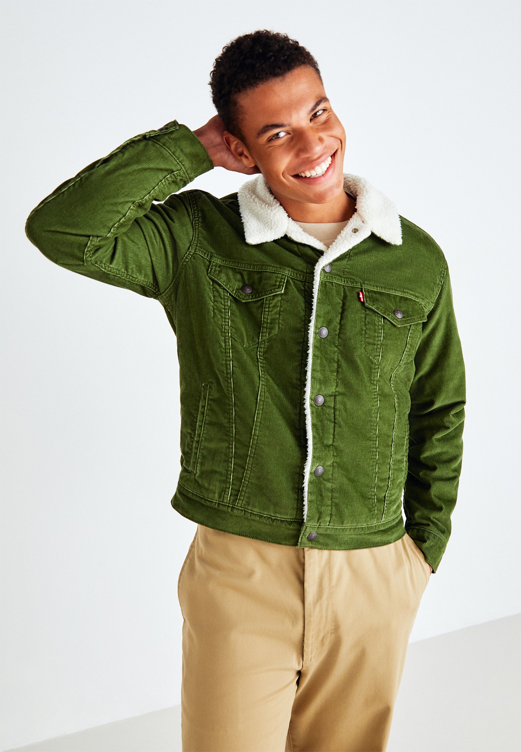 Levi's® TRUCKER - Light jacket - sea moss/green