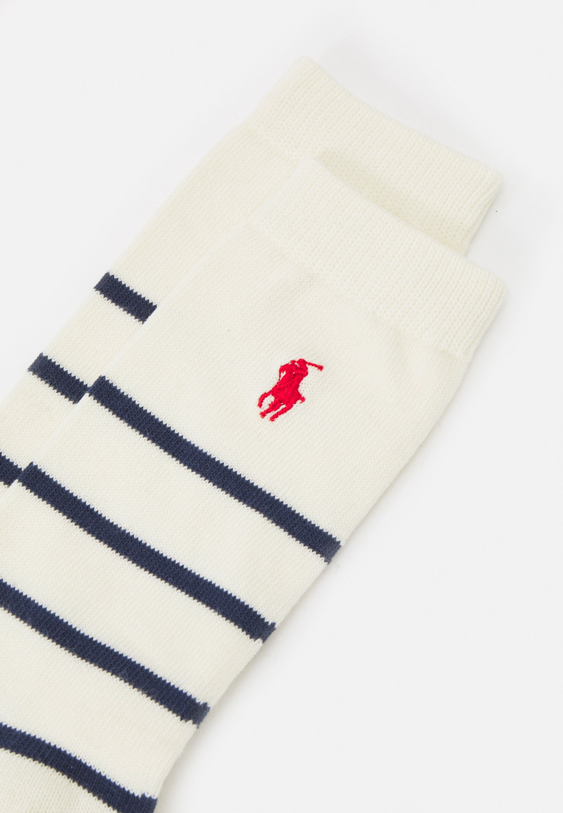Polo Ralph Lauren JAMES STRIPE CREW SOCK SINGLE - Socks - ivory/beige