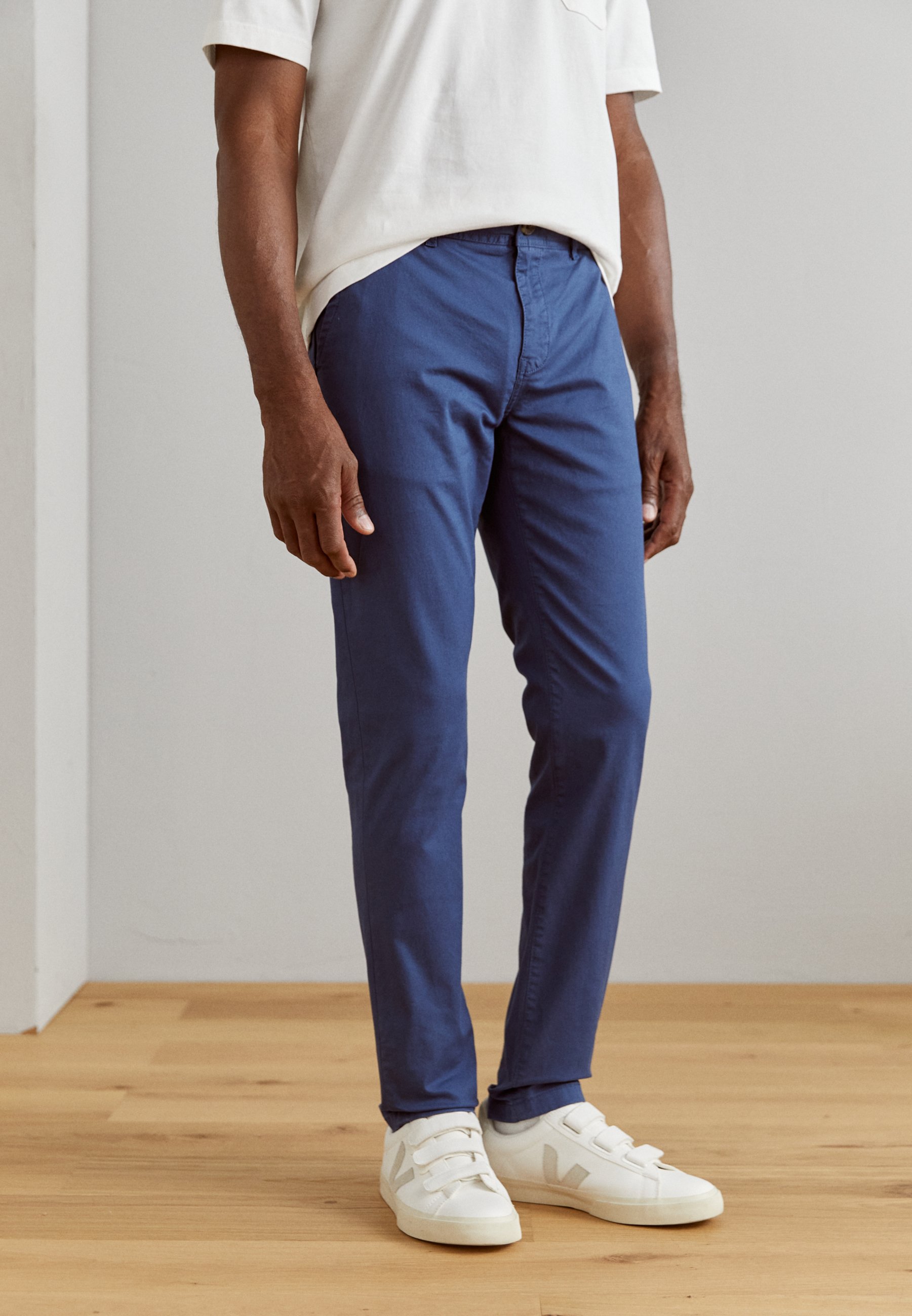 Scotch & Soda ESSENTIALS STRETCH - Trousers - storm blue/blue