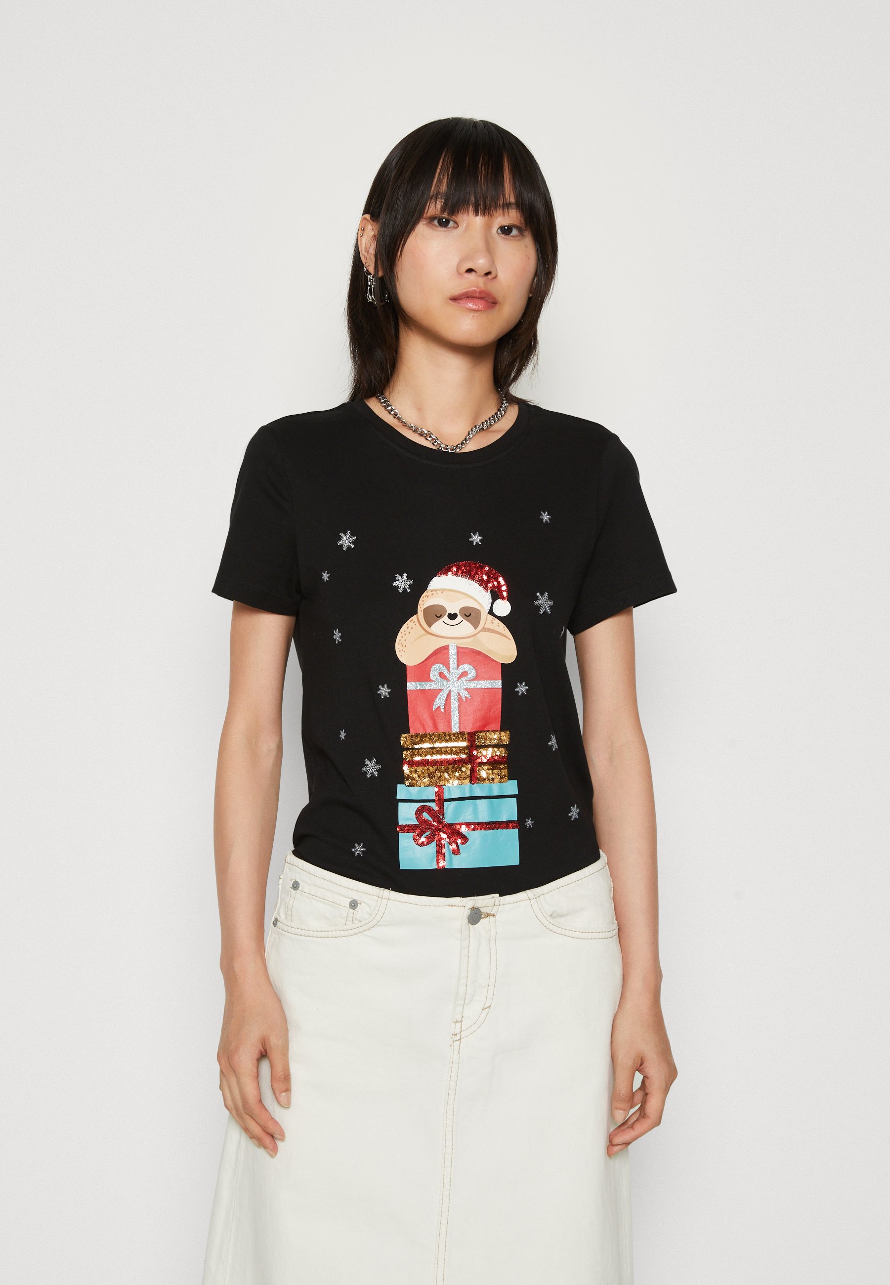 ONLY ONLXMAS YRSA CHRISTMAS  - Print T-shirt - black