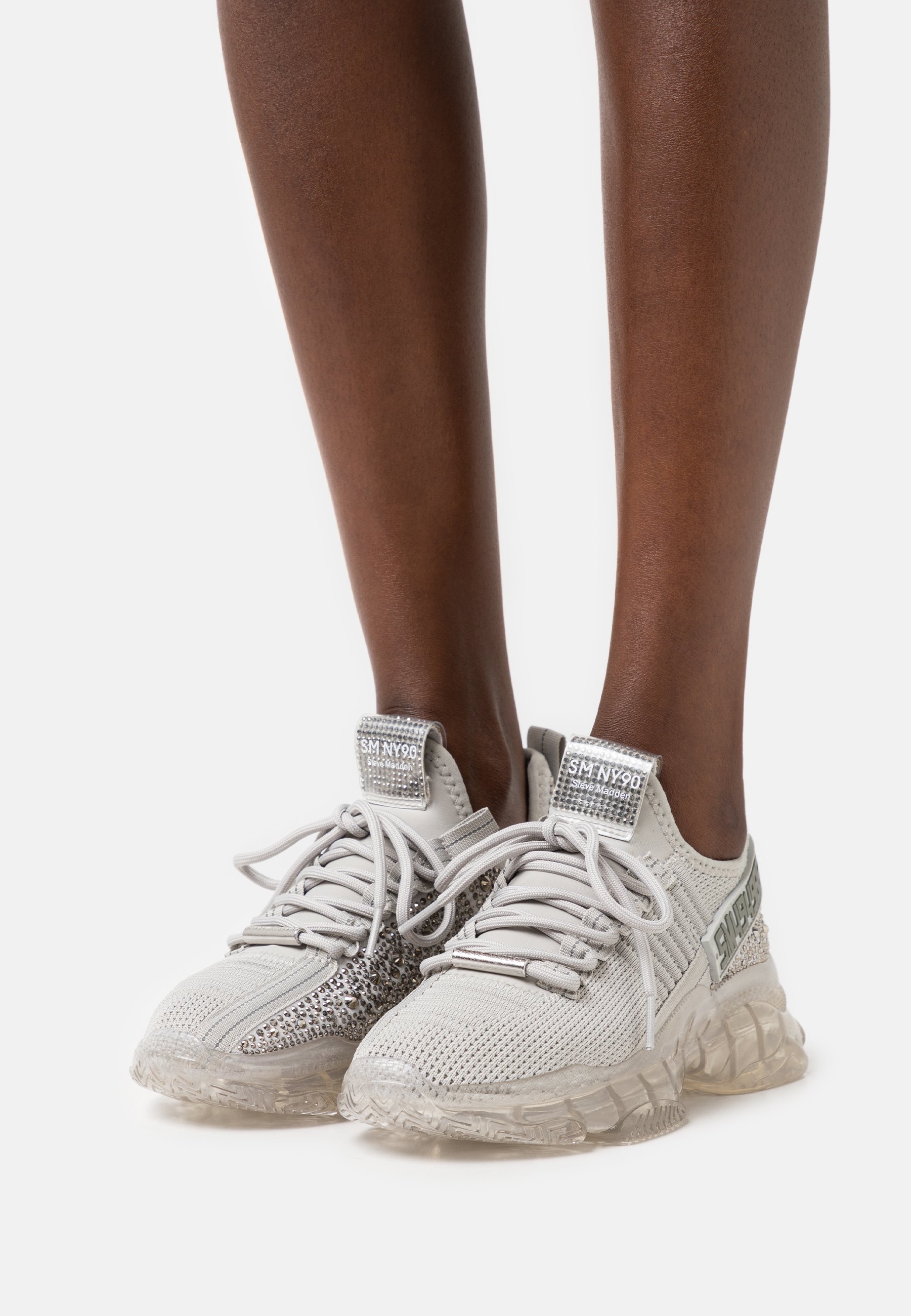 Steve Madden MAXILLA - Trainers - grey/multicolor/grey