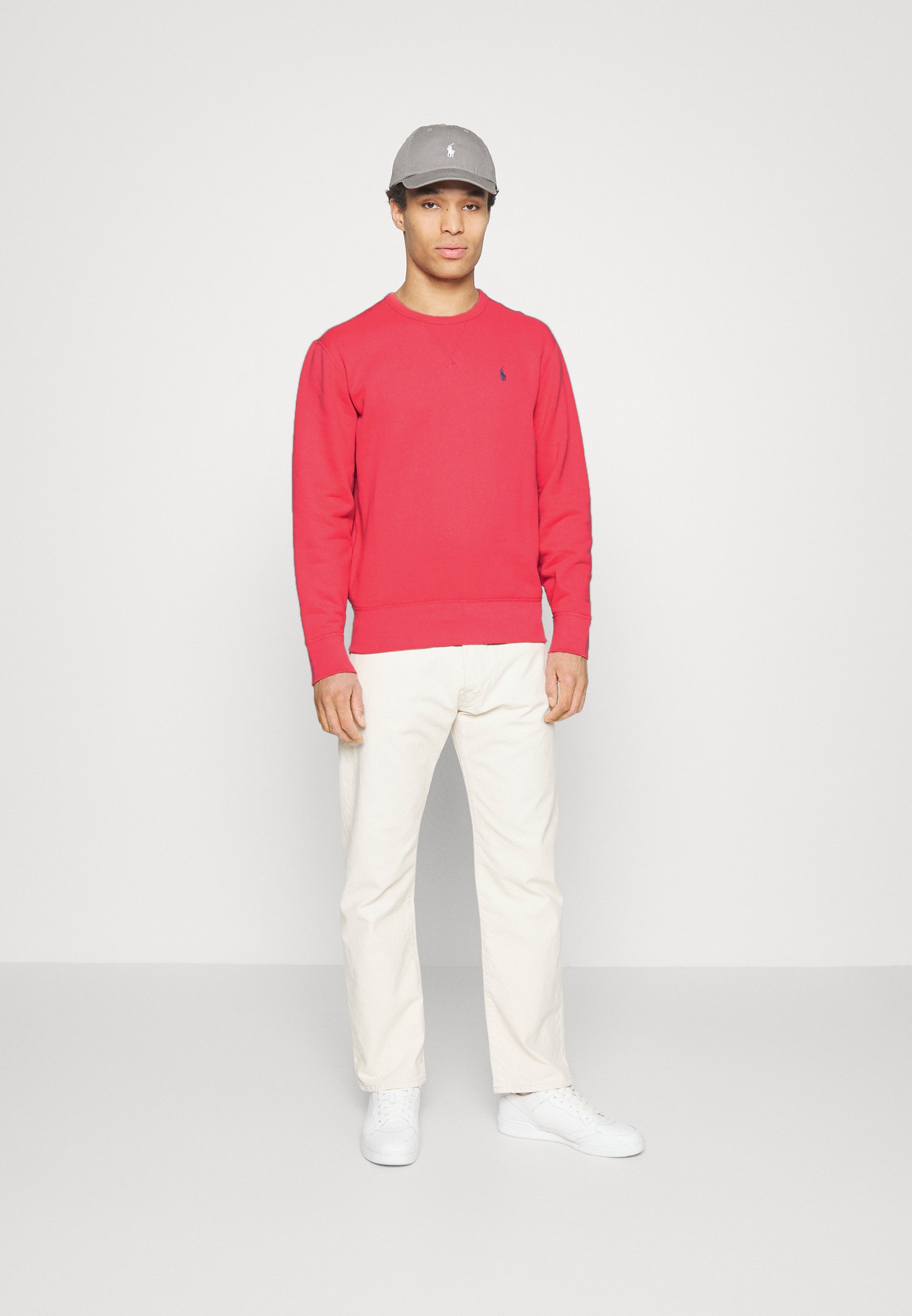 Polo Ralph Lauren LONG SLEEVE - Sweatshirt - red sky/red