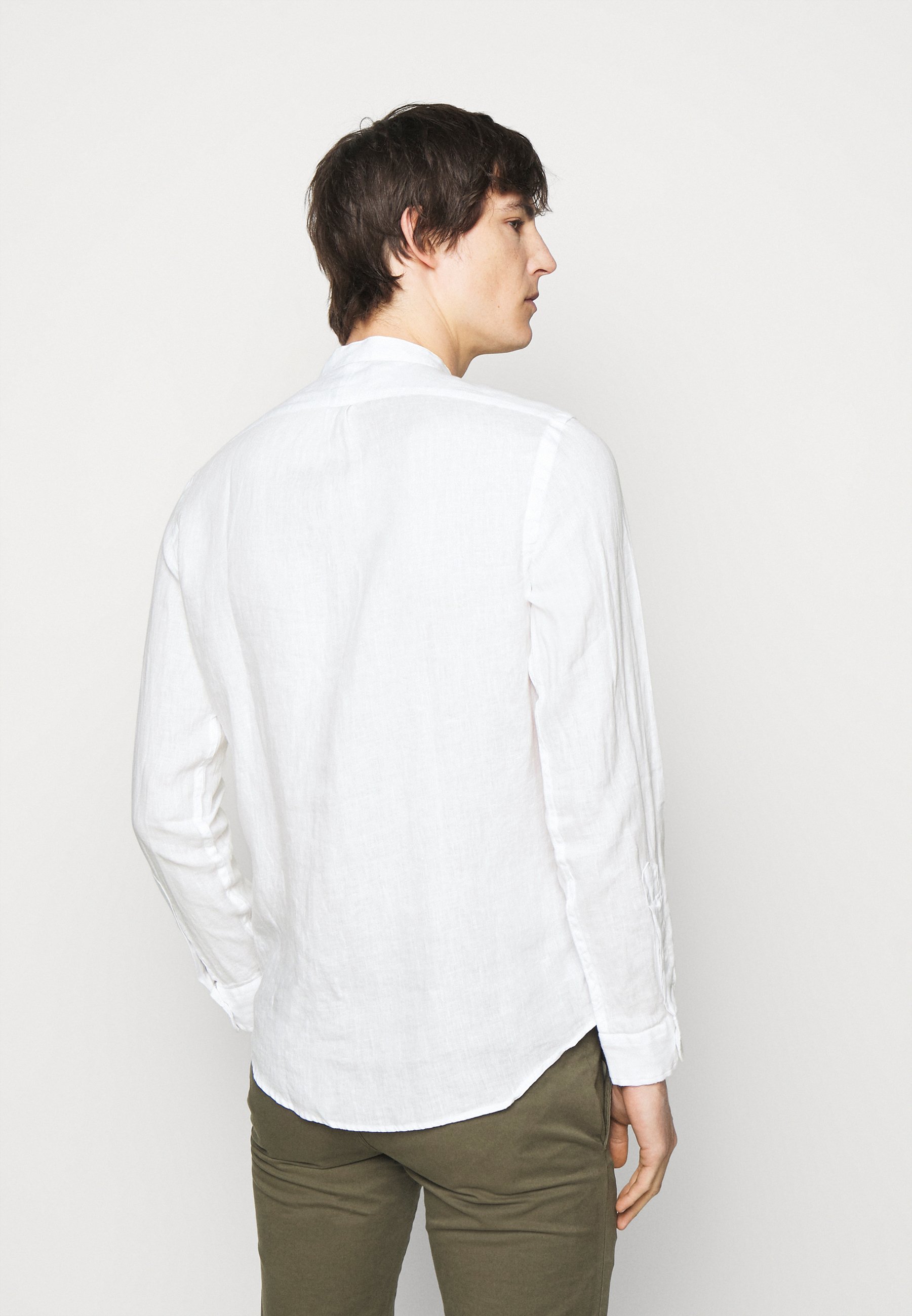 Polo Ralph Lauren SLIM FIT LINEN SHIRT - Shirt - white